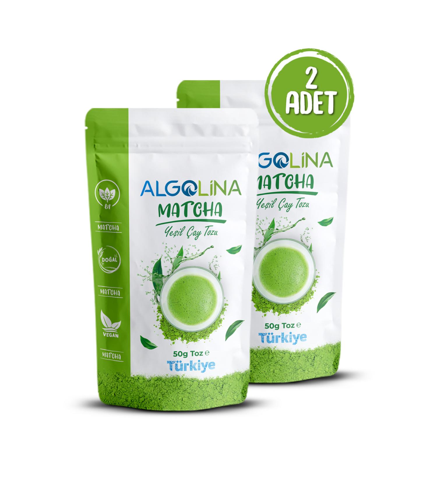 Algolina Matcha Powder 50 gr - Matcha Tea (2 PIECES) - Buy Online on GoSupps.com