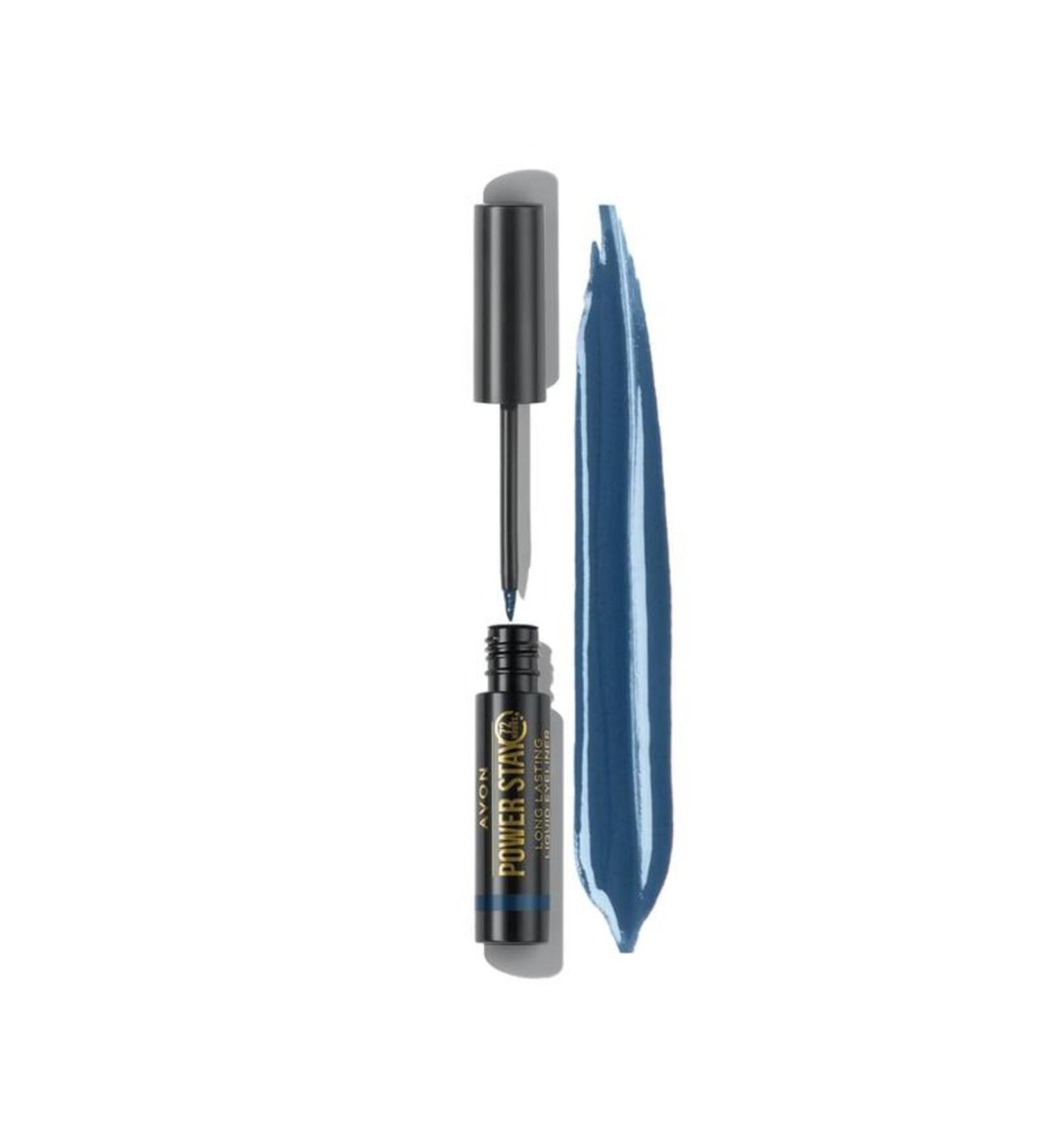 Avon Power Stay 72 Hour Liquid Eyeliner Ocean Blue