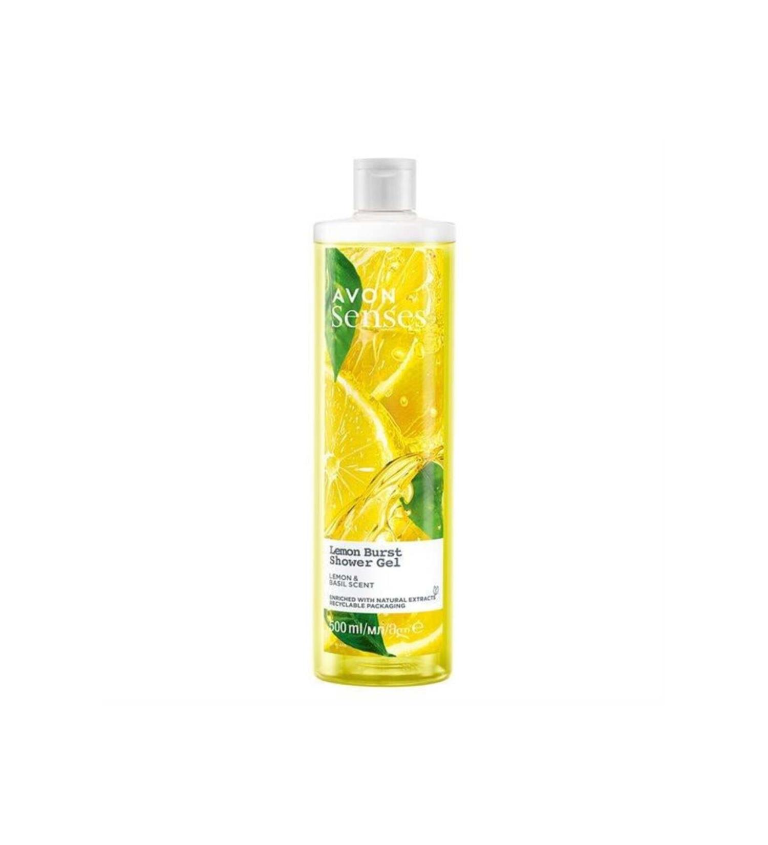 Avon Senses Lemon Fresh Shower Gel 500 ml