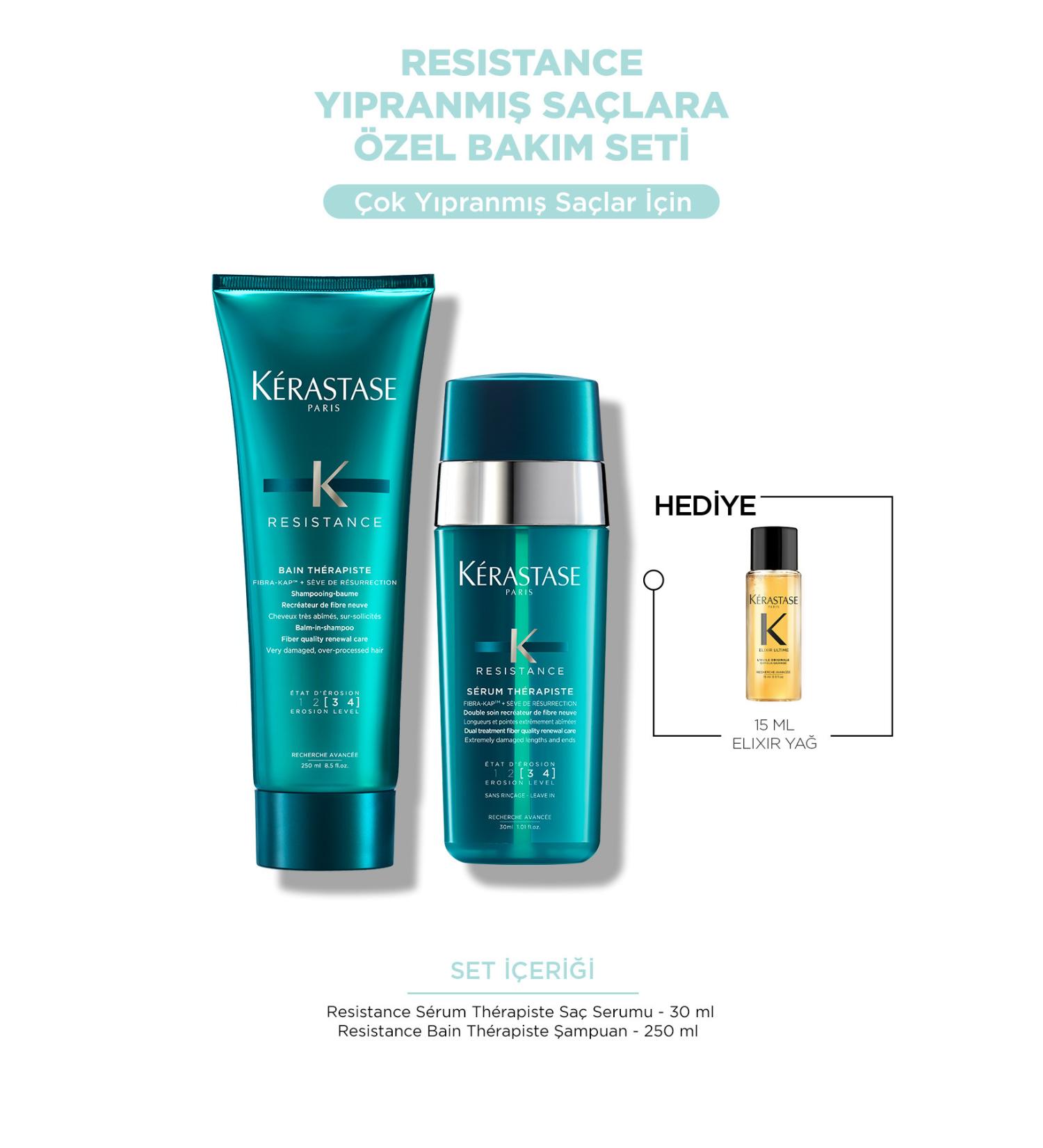 Kerastase Special Moisturizing and Restorative Care Kit for Hair Worn Out from the Procedure Demb.1044