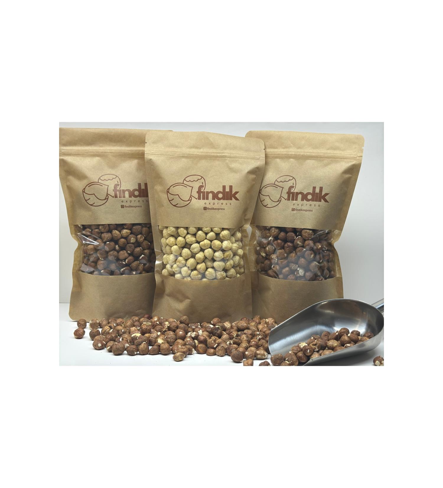 f nd kexpress 1 KG NATURAL HAZELNUT KERNELS 500 GR ROASTED HAZELNUT KERNELS LARGE SIZE