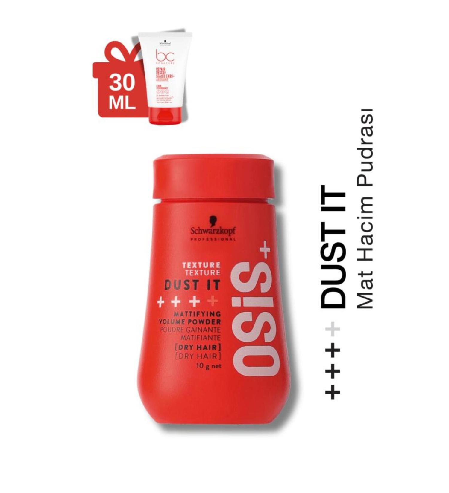 Osis Dust It Strong Hold Matte Volume Hair Powder 10g + BC Split End Prevention Serum 30ml - Buy Online on GoSupps.com