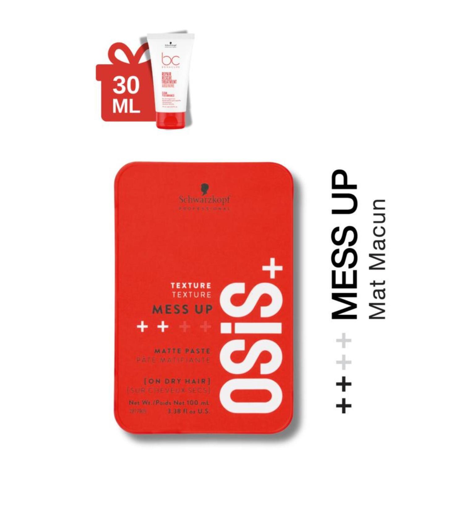 Osis Mess Up Matte Styling Gum Paste 100ml + BC Emergency Rescue Cure 30ml - Buy Online on GoSupps.com