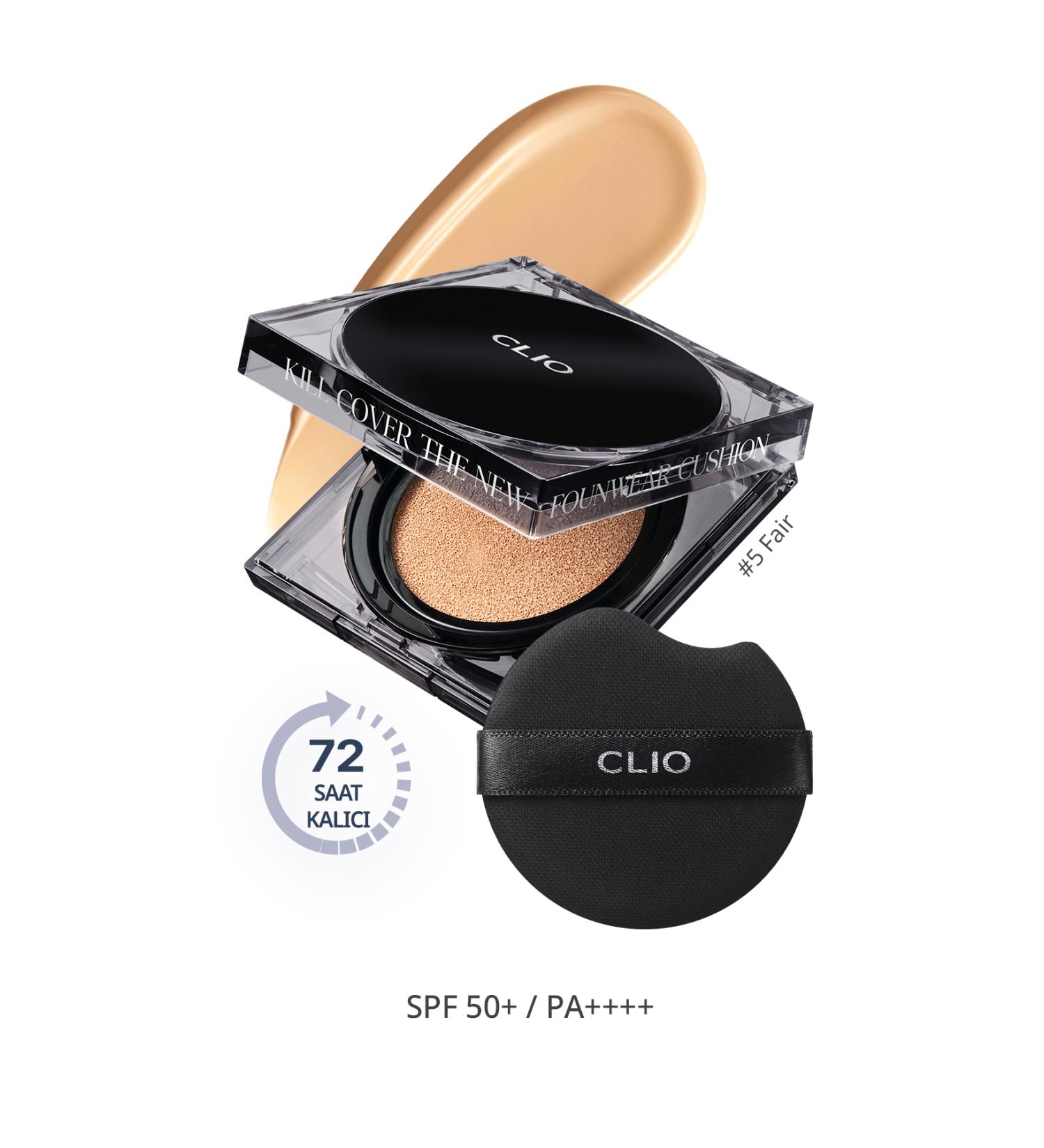 CLIO Permanent Concealer Cushion Kill Cover The New Foundation Cushion Refill (5 SAND) Spf50 Pa - Buy Online on GoSupps.com