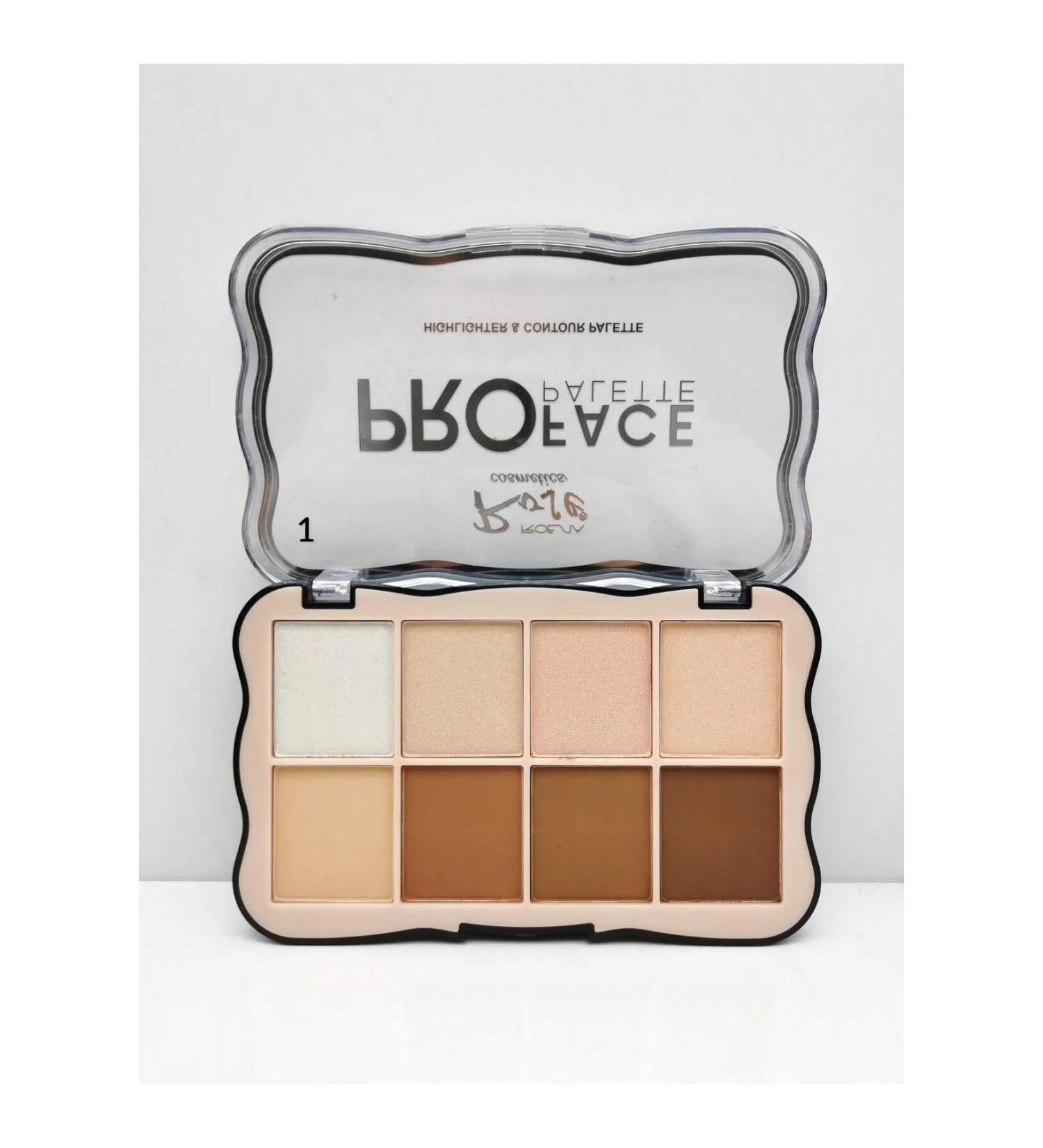 Roesia Rose Rose Pro Face (No:01) 8-Piece Highlighter & Contour Palette