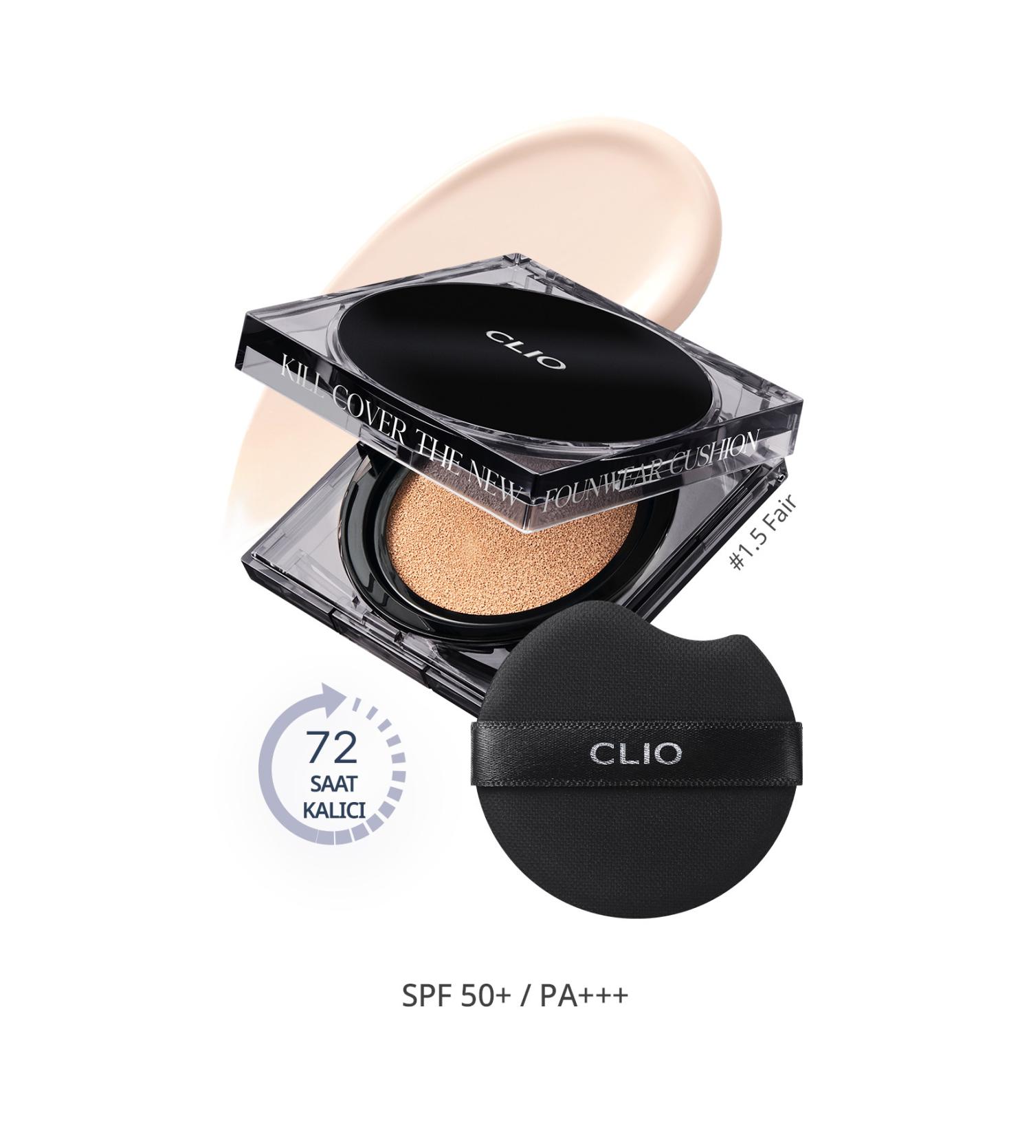 CLIO Permanent Coverage Cushion Kill Cover The New Foundation Cushion Refillspf50 Pa (1.5FAIR) - Buy Online on GoSupps.com