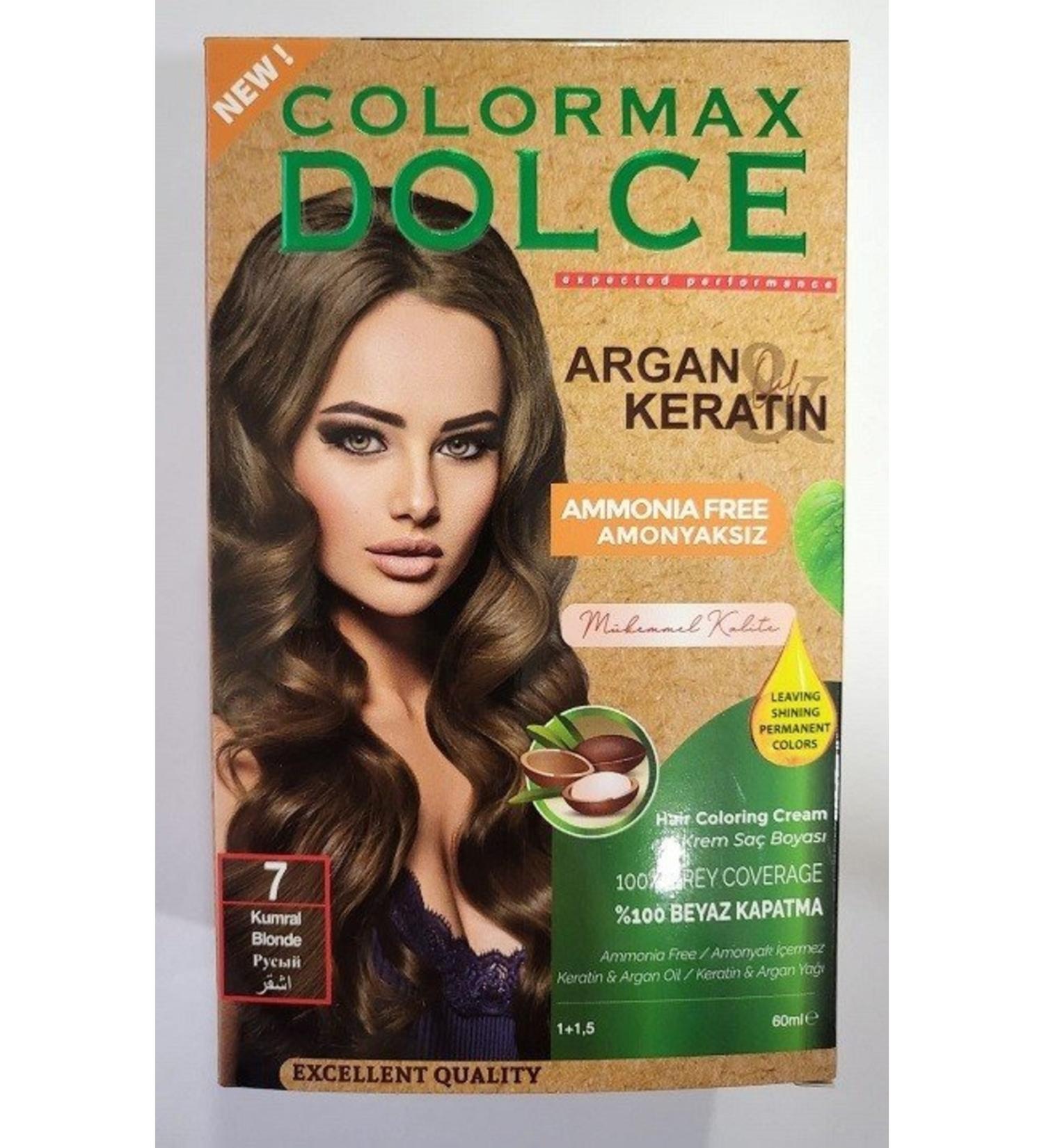 COLORMAX DOLCE Colormax Ammonia-Free Hair Dye 7- Blonde