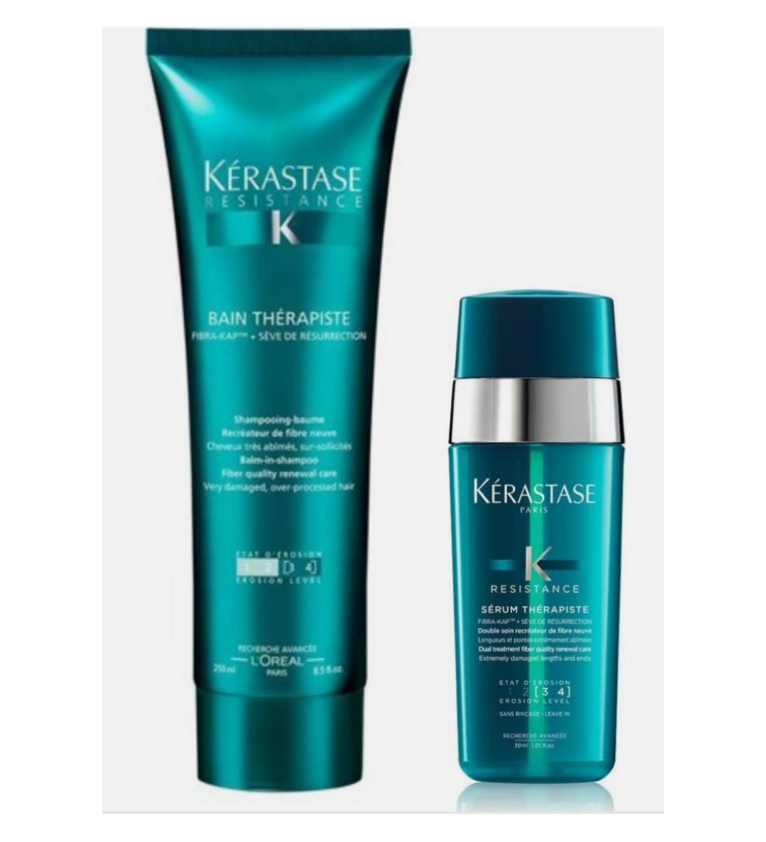 Kerastase RESISTANCE BAIN THERAPIST HAIR CARE SET GENERATION 543&