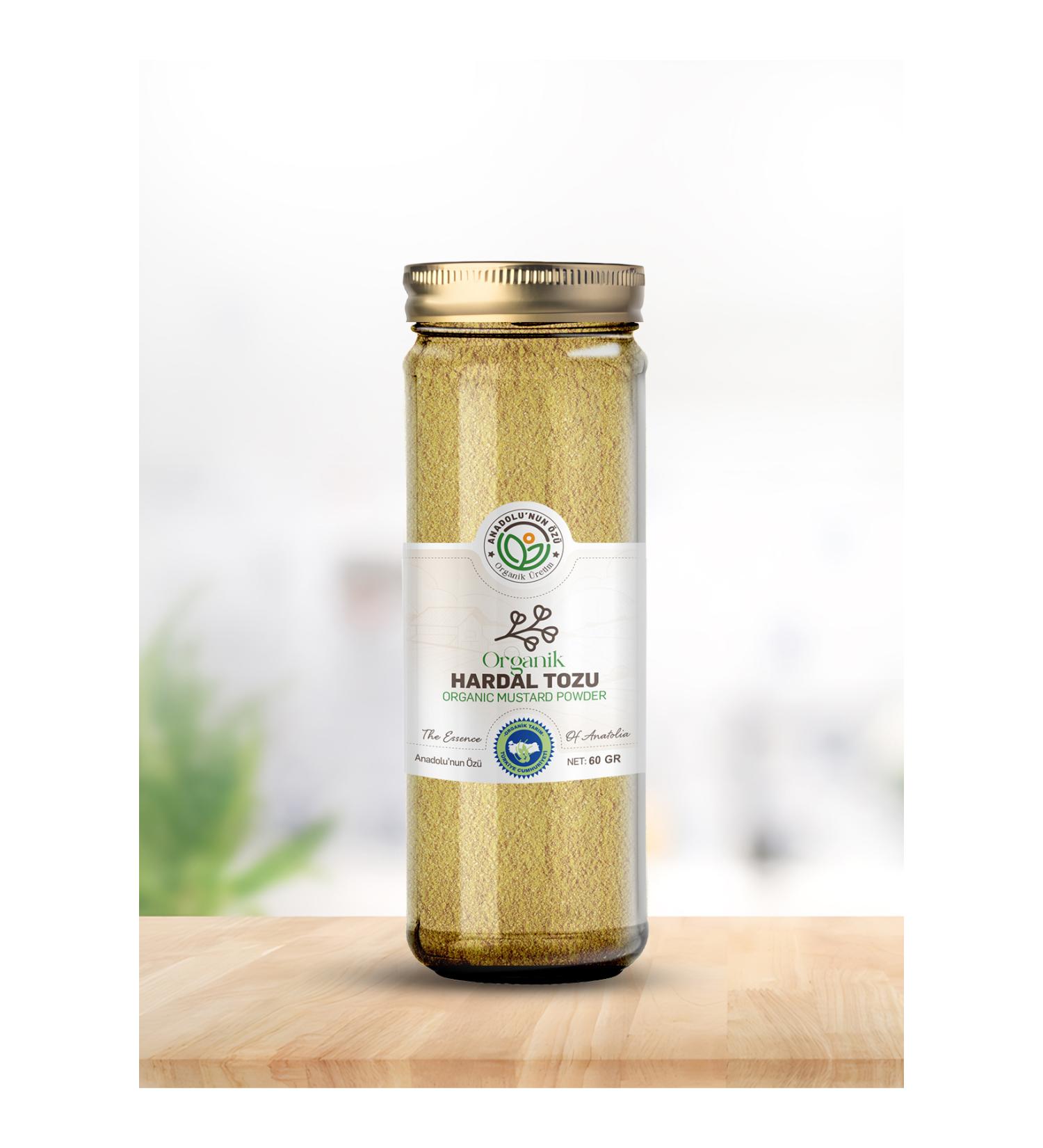 The essence of Anatolia organic production Organic Yellow Mustard Powder ''60gr''