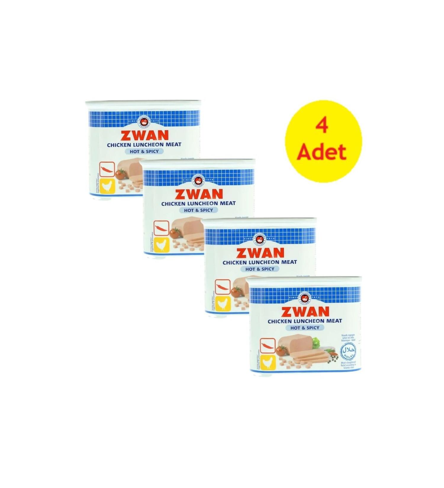 ZWAN Chicken Salami (340 gr x 4 Pieces) - Buy Online on GoSupps.com
