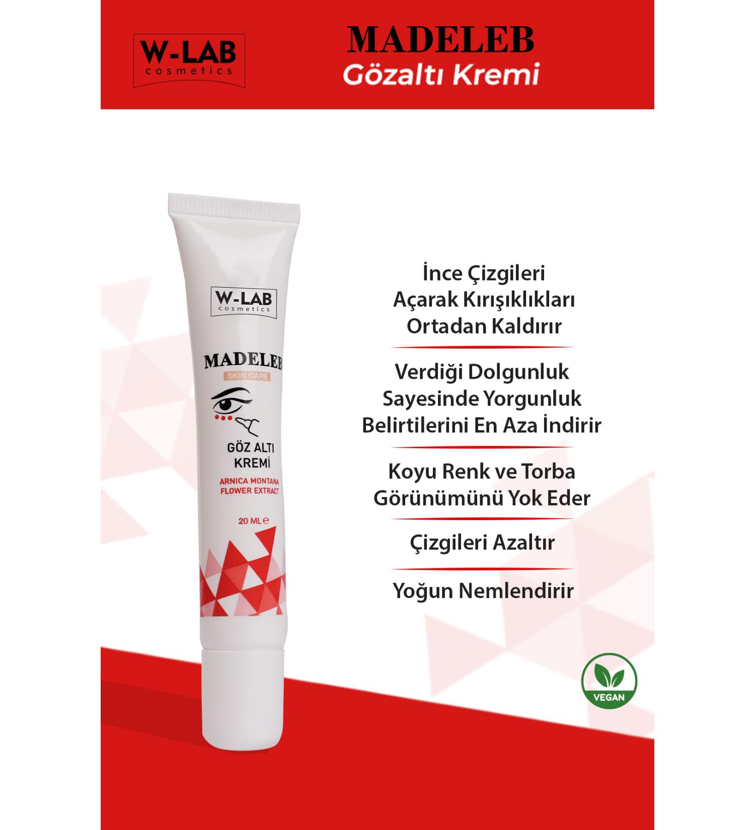W-Lab Cosmetics Madeleb Under Eye Cream 20 ml - Buy Online on GoSupps.com