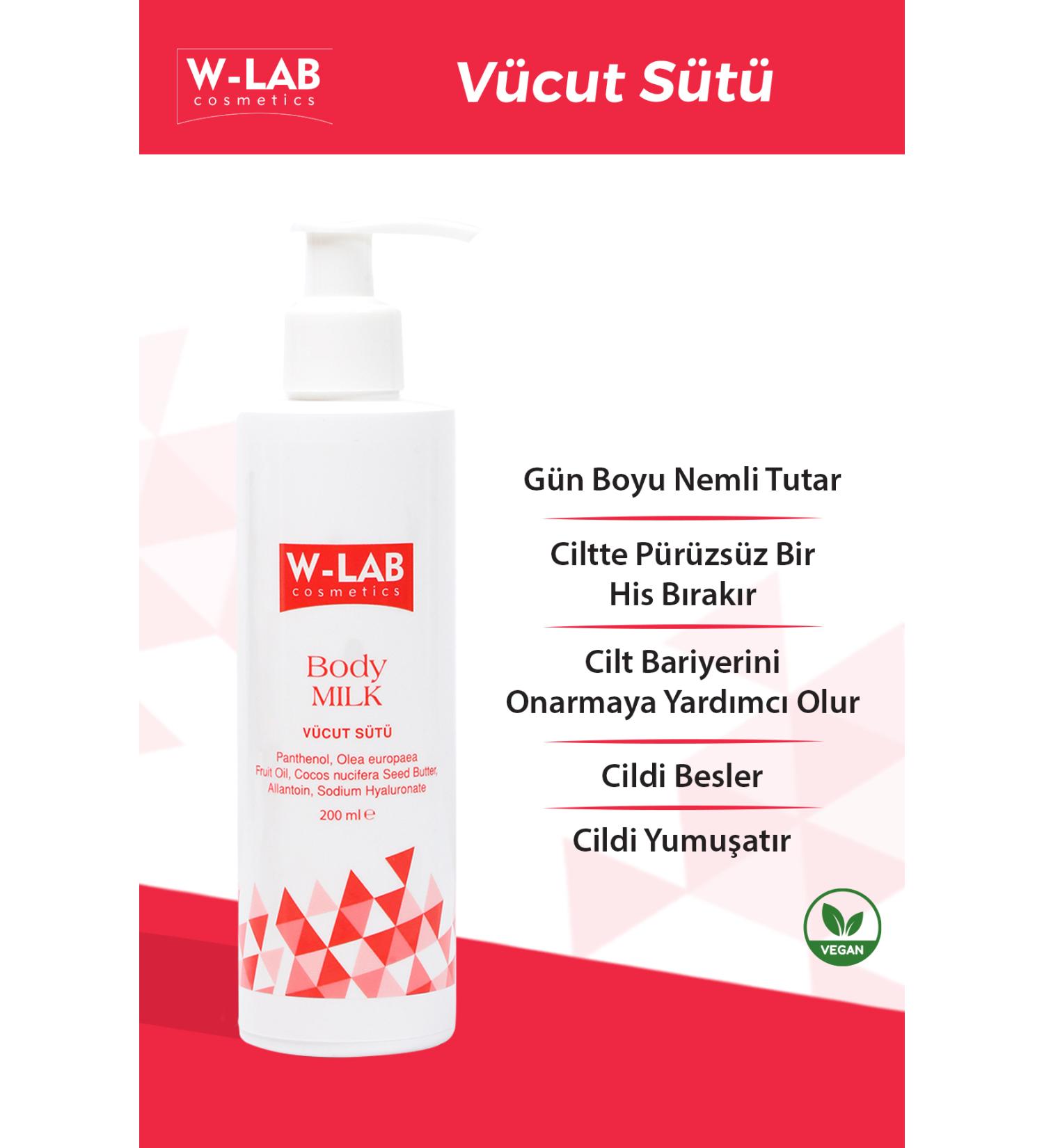 W-Lab Cosmetics Body Milk Body Milk 200 ml - Buy Online on GoSupps.com