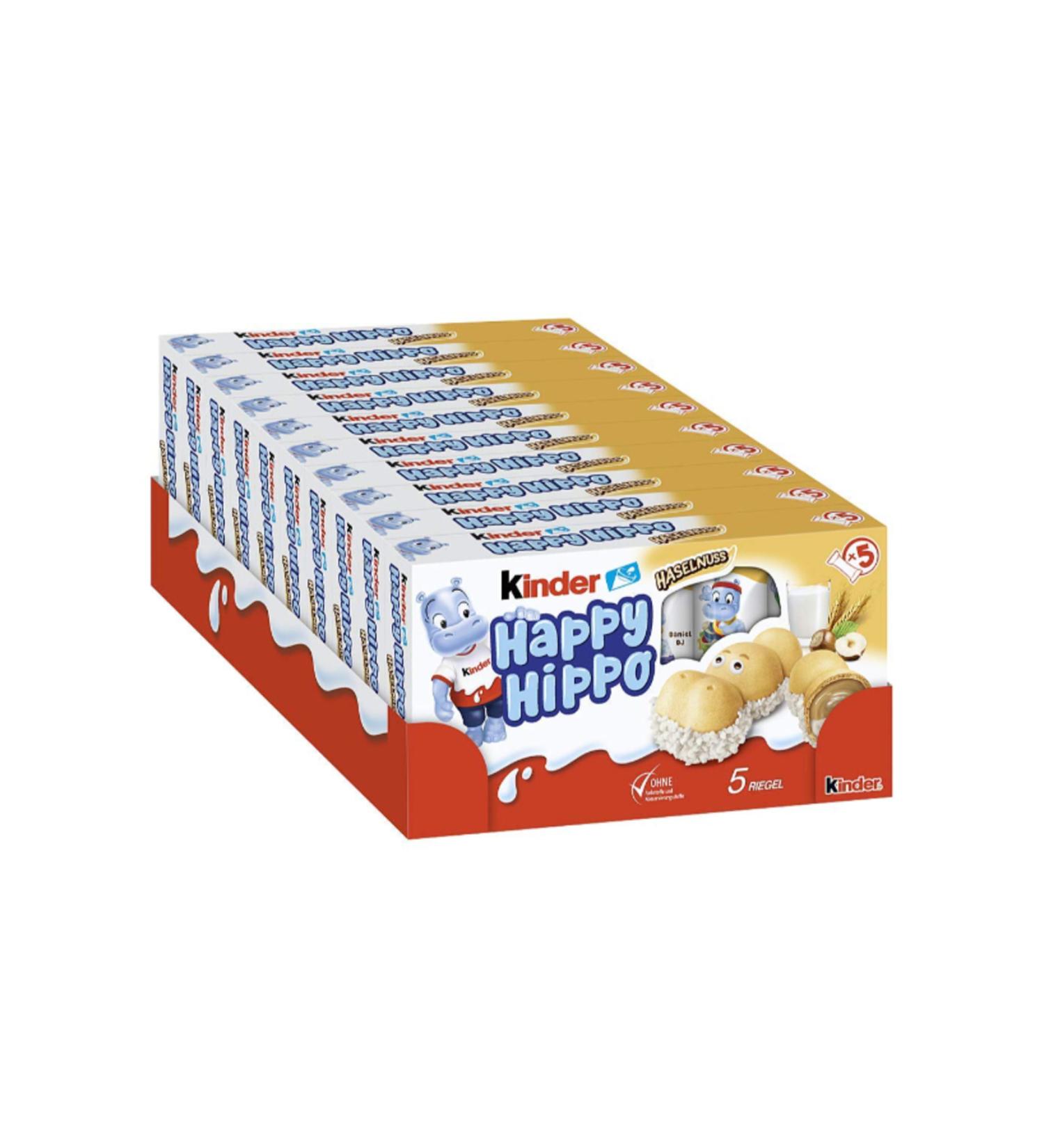 Kinder Happy Hippo Haselnuss 5 x 10 Pieces