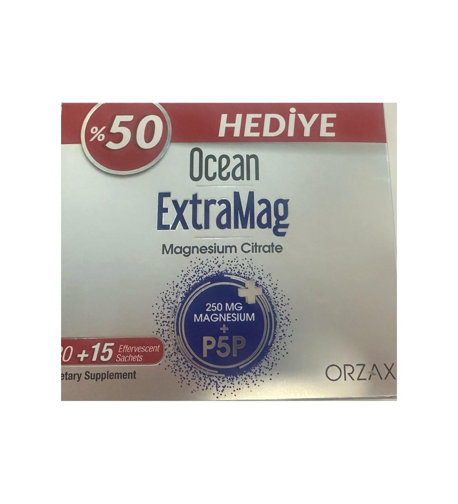 Orzax Ocean Extramag Sachet 45 Effervescent Economic Package