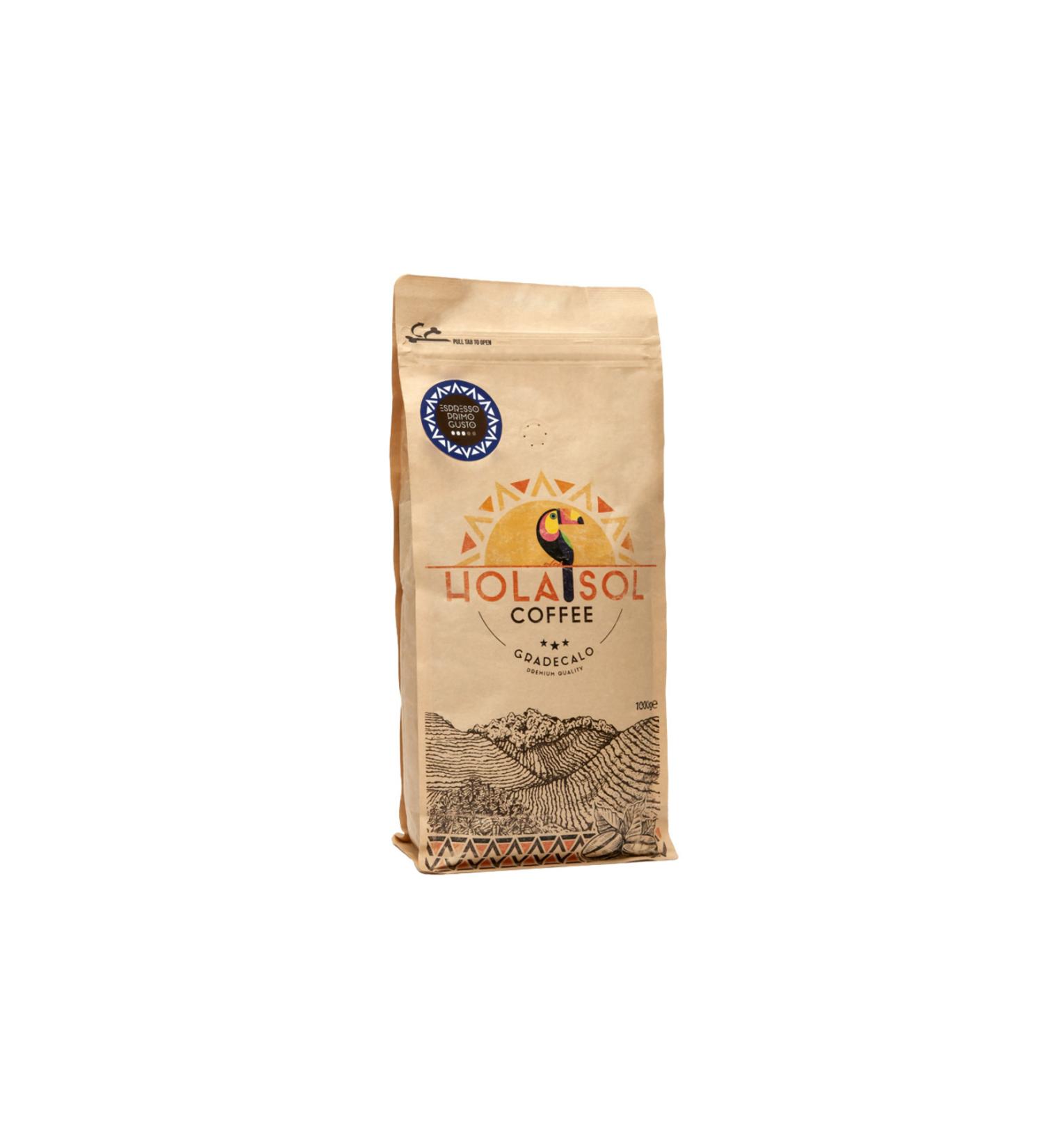 Hola Sol Espresso Primo Gusto Coffee Beans 1000 gr