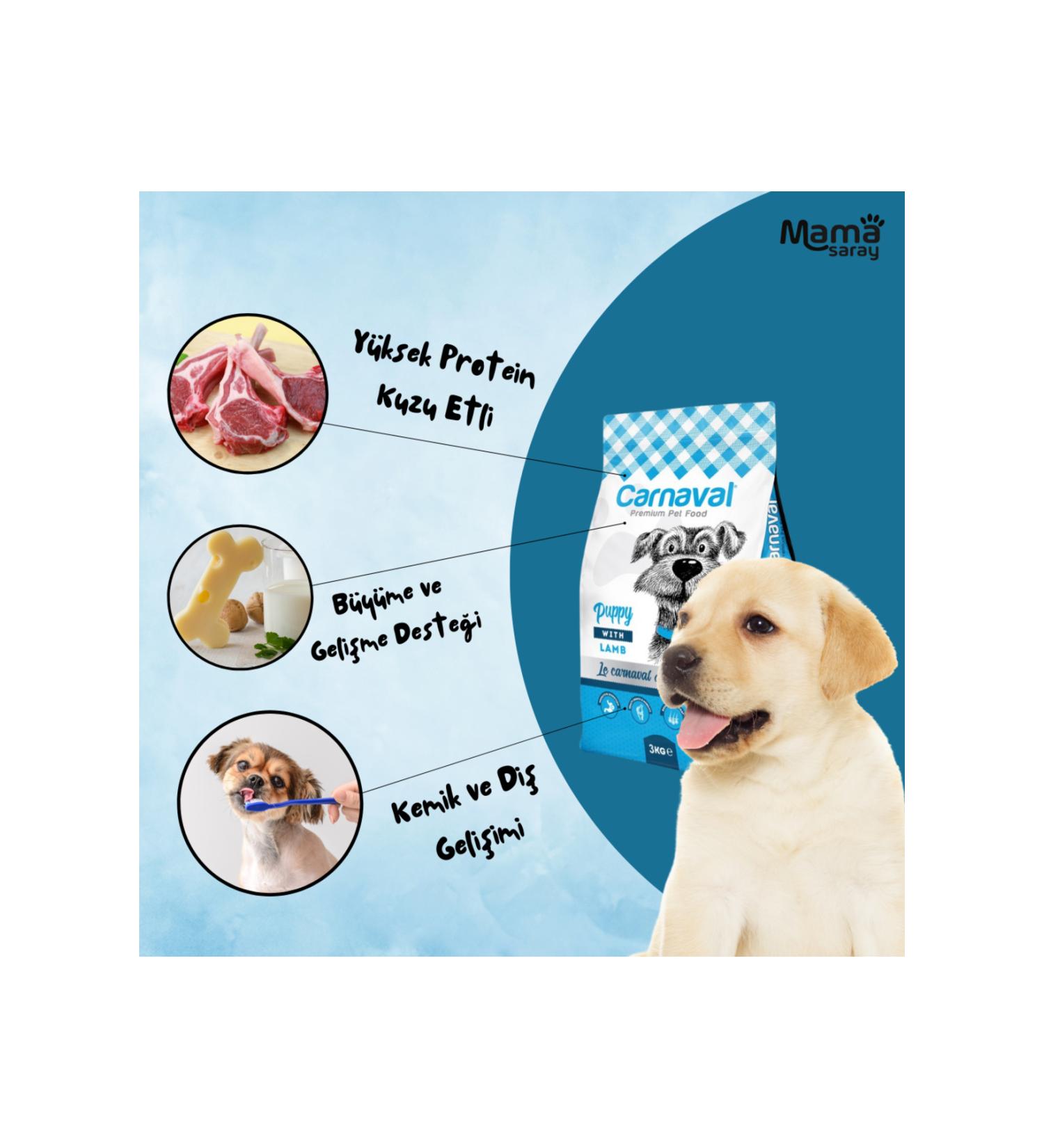 Carnaval Lamb Puppy Food 3kg - Buy Online on GoSupps.com