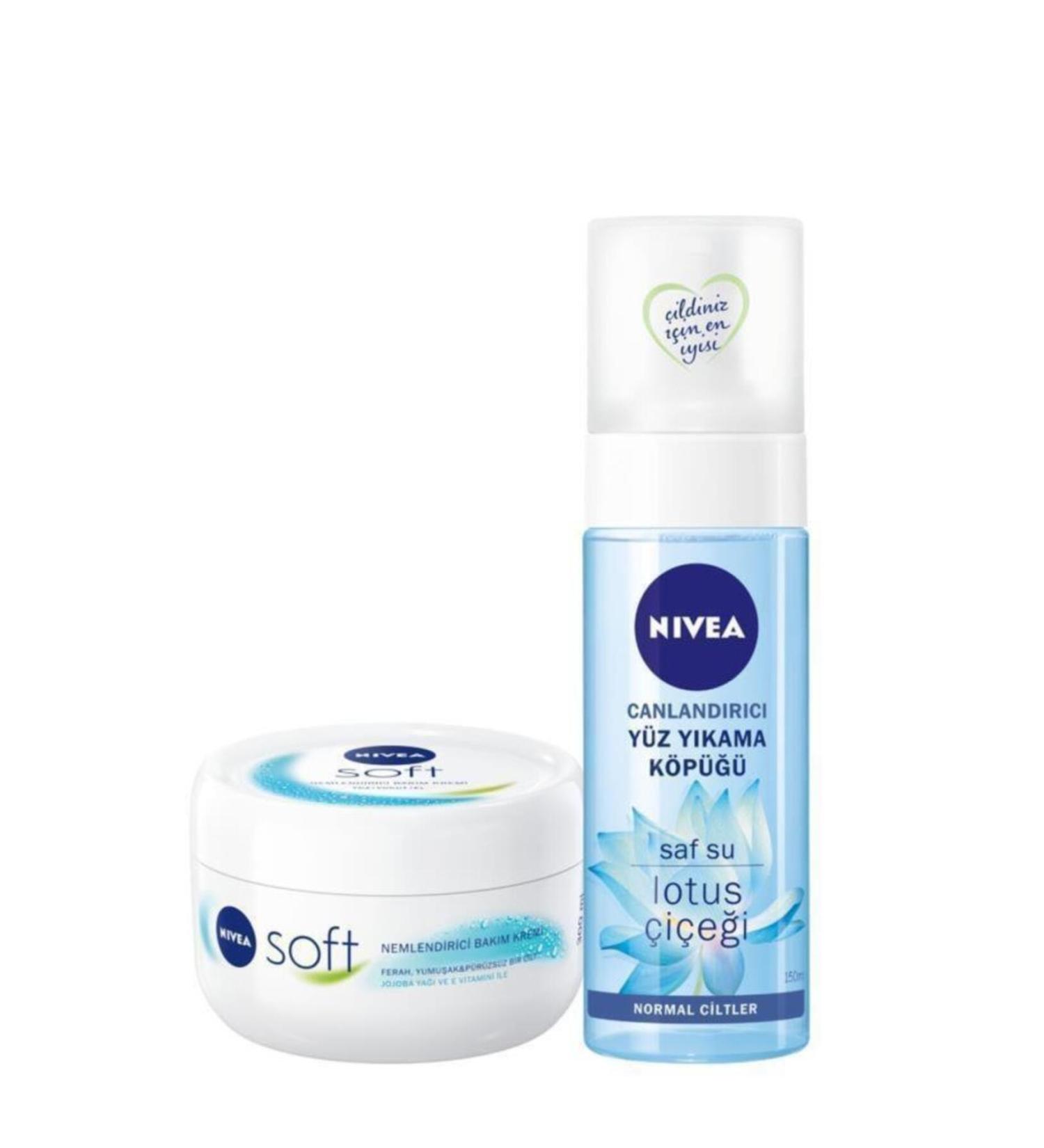 NIVEA Soft 300 ml Refreshing Facial Cleansing Foam - Buy Online on GoSupps.com