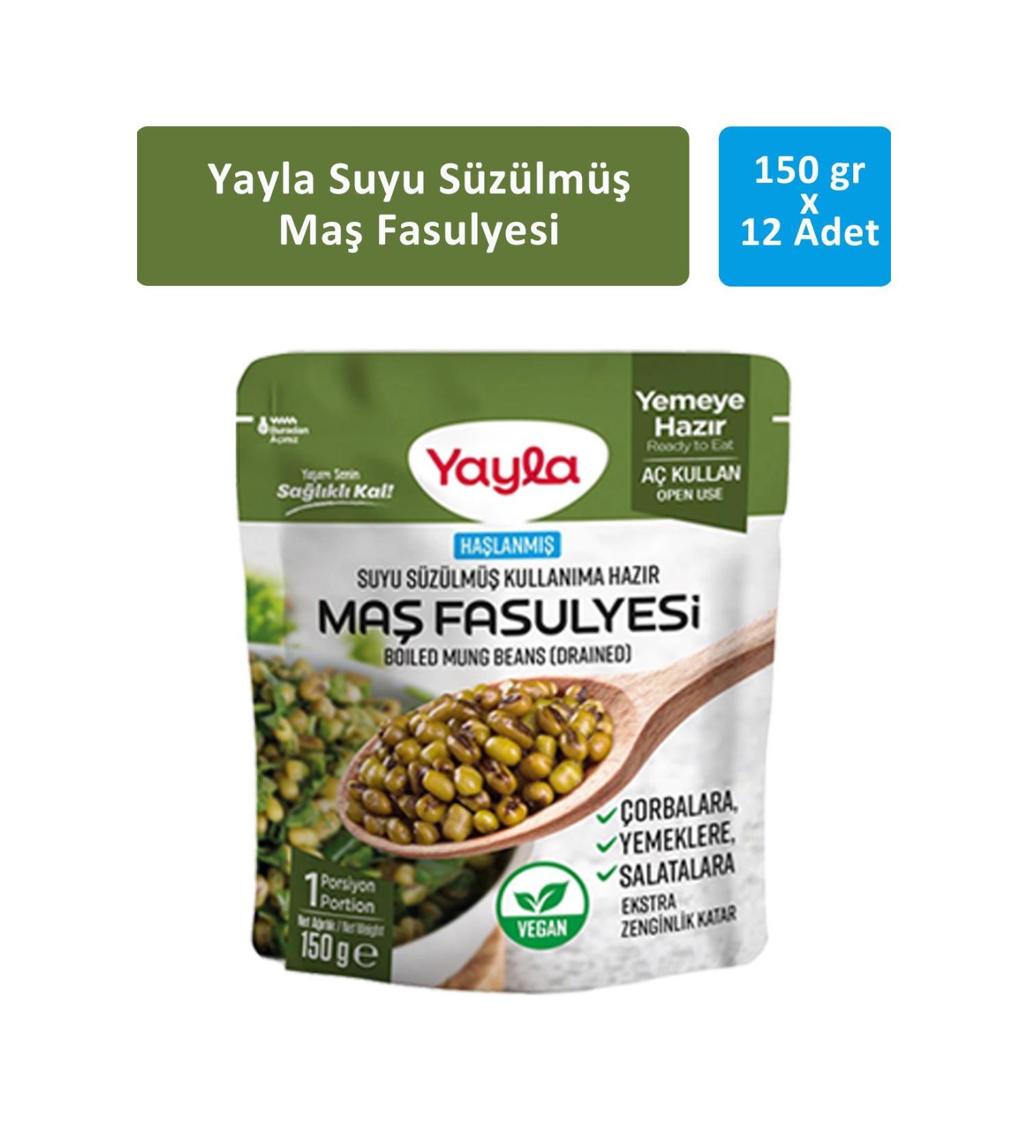 Mung Beans with Boiled Yayla Water 150 gr x 12 Pieces