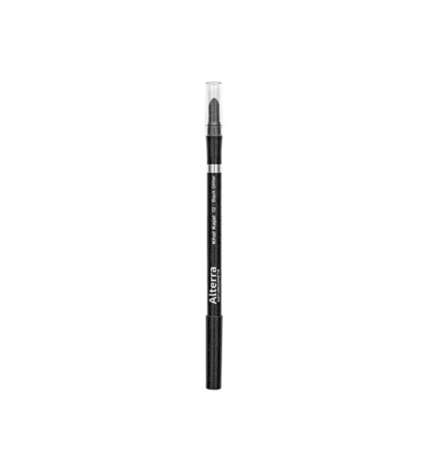 Alterra Eyeliner Kajal No:02 Black Glitter