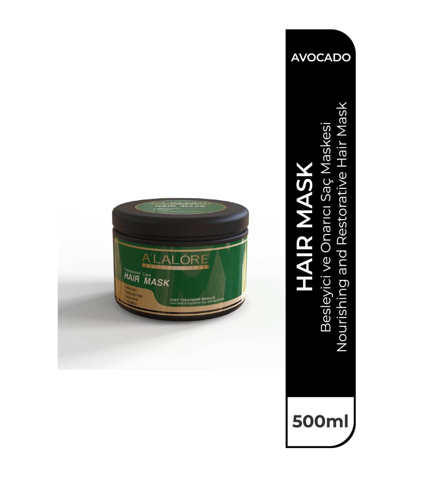 ALALORE Nourishing and Repairing Professional Hair Mask Avocado - 500 ml