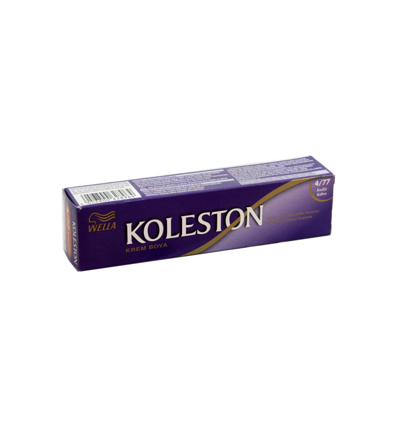 Wella Koleston Single Tube Paint 4/77 Velvet Brown