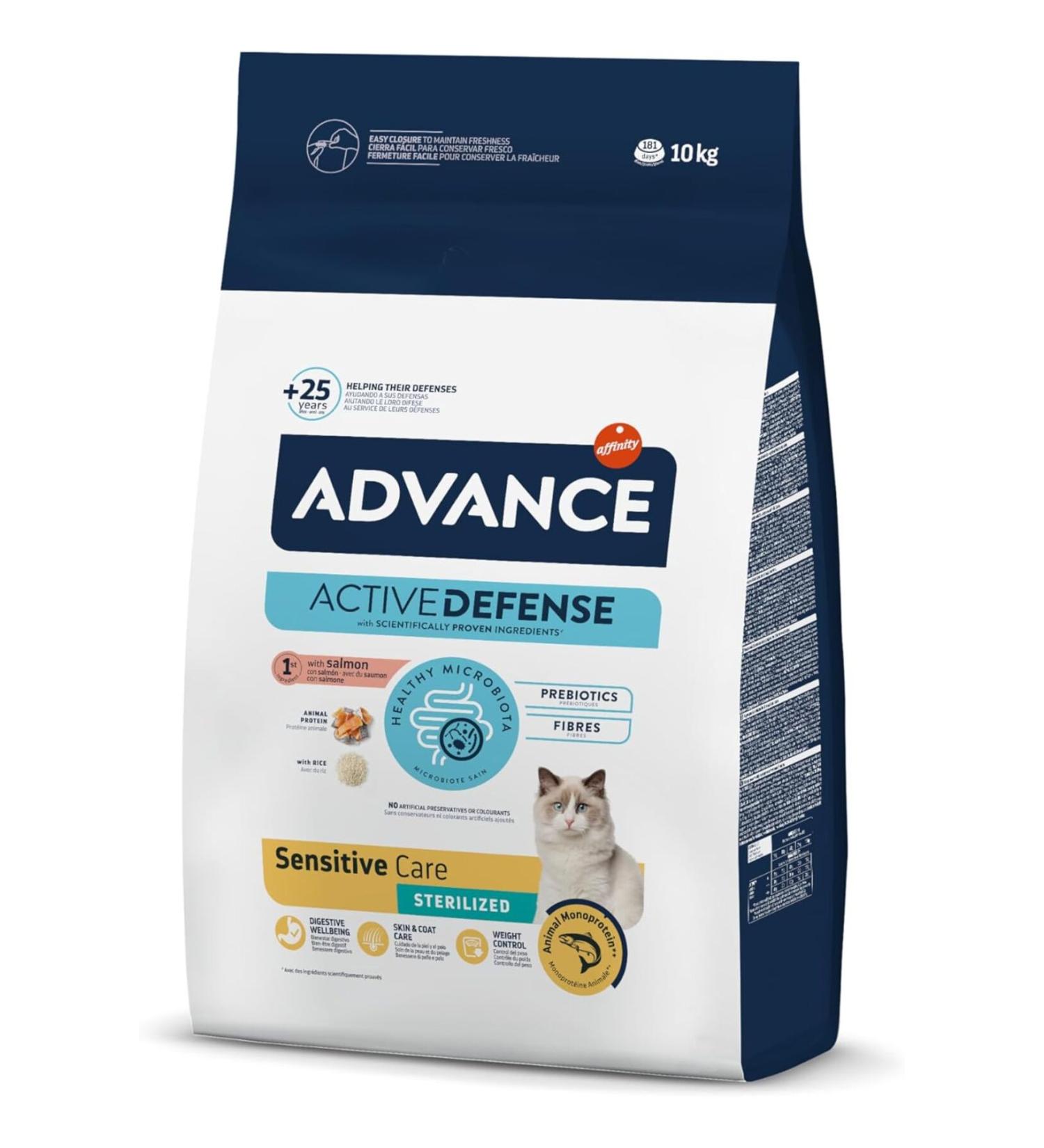 Advance Sensitive Salmon Adult Cat Food 10 Kg Current Sk Sent.