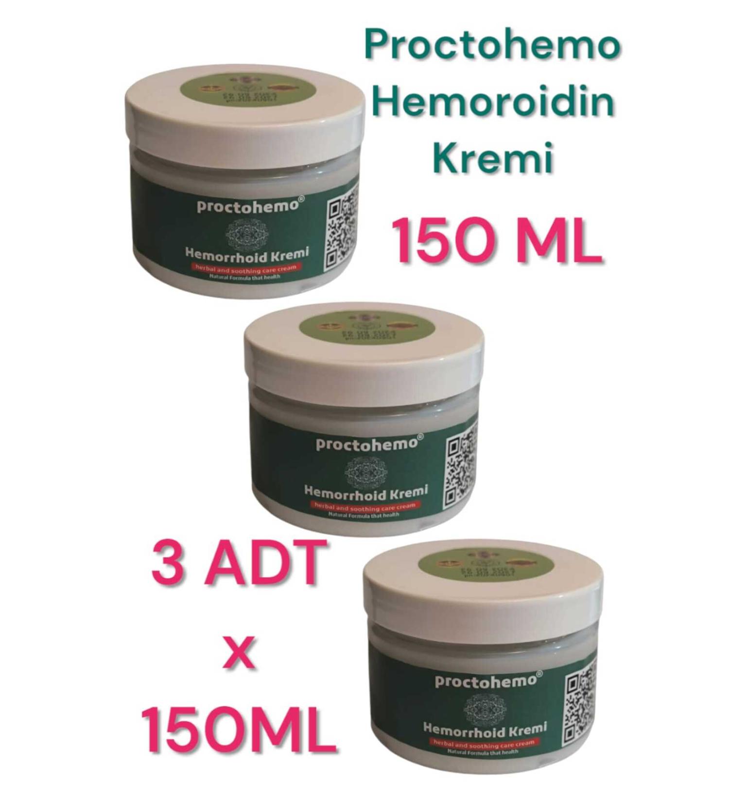 beauty cl nic Proctohemo Cream 150 ml 3 Pieces