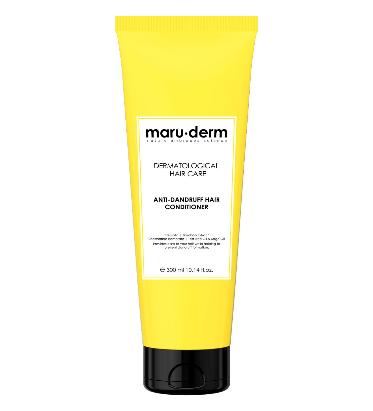 Maru.Derm Hair Conditioner | Anti-Dandruff Conditioner 300 ml | Normal/oily Hair | Vegann - Buy Online on GoSupps.com