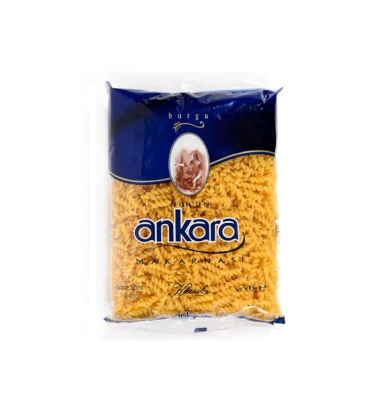 Ankara Pasta Ankara Spiral Pasta 500 Gr. (12 PIECES)