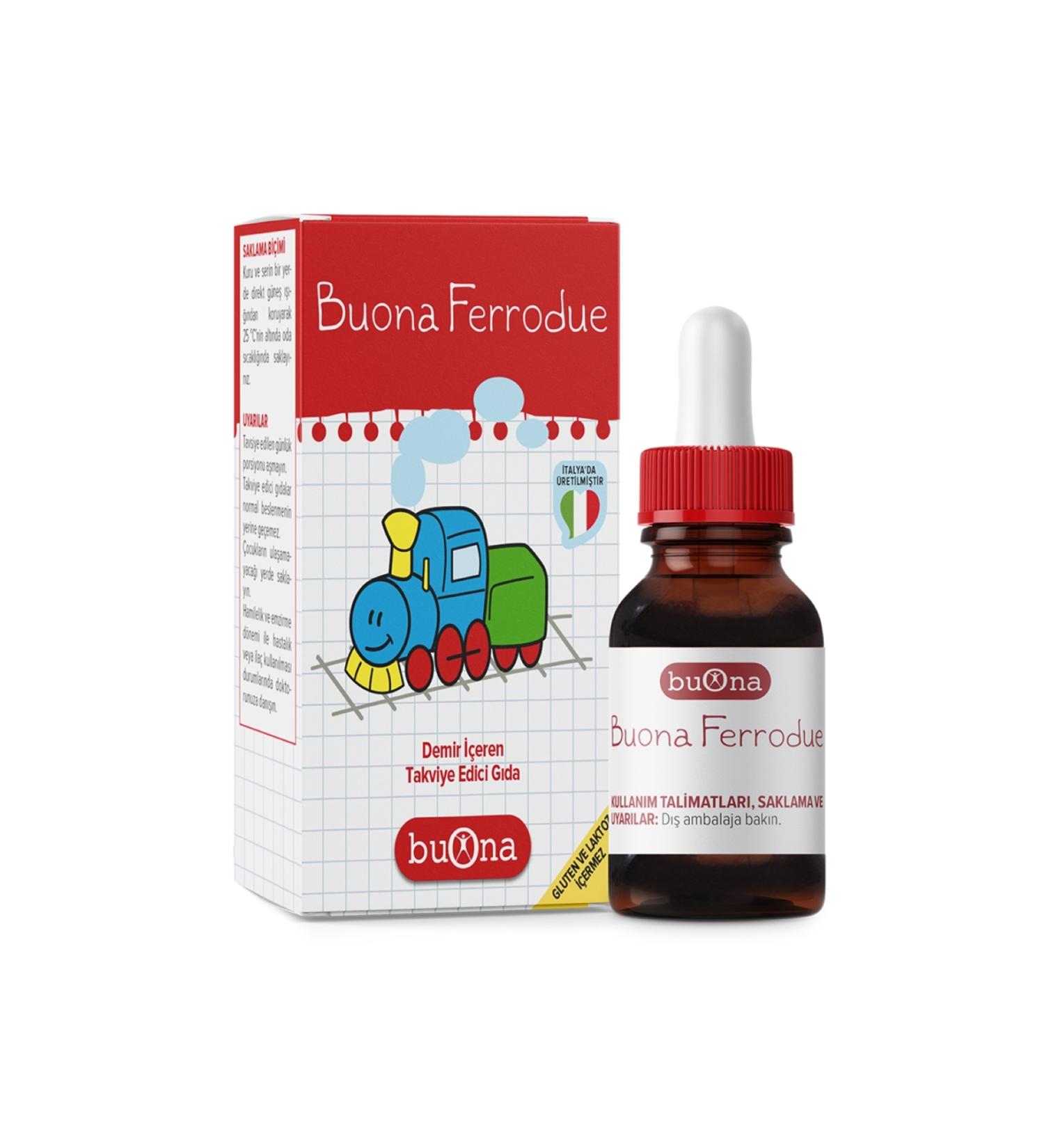 TRP buona ferrodue iron containing drops 15ml