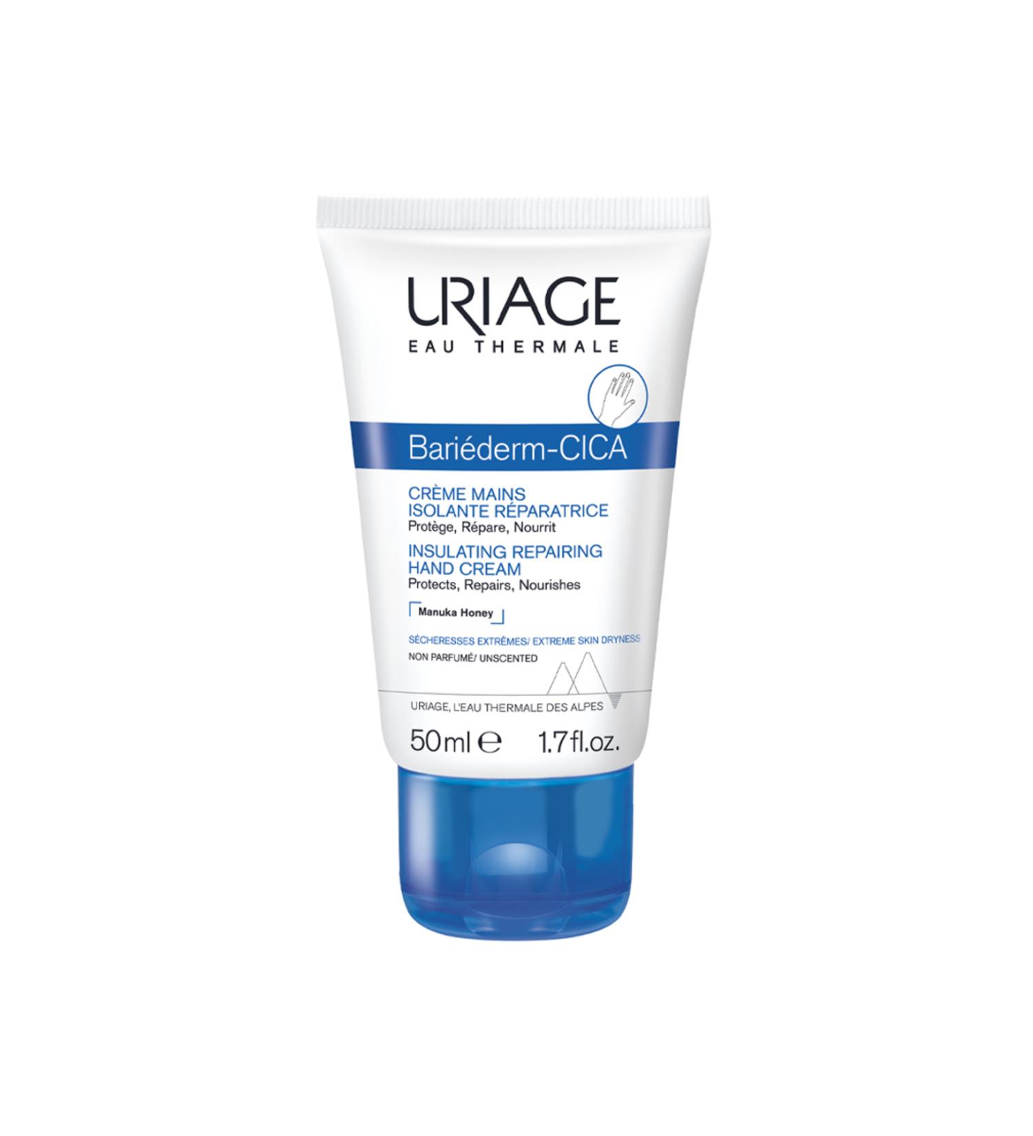 Uriage Bariederm Insulating Repairing Hand Cream 50ml Repairing and Moisturizing Hand Care Cream