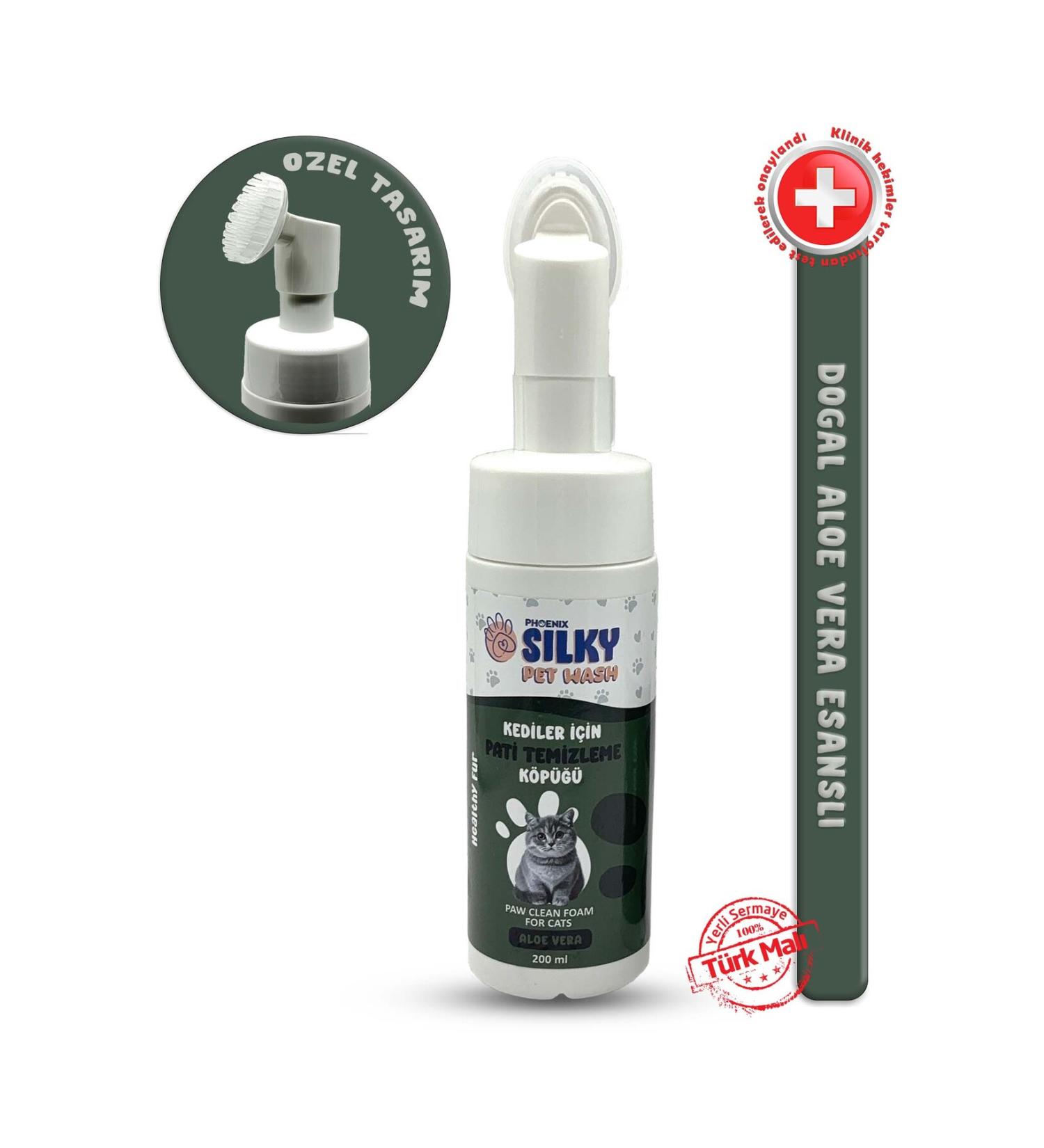 Silky PetWash - Cat Paw Cleaning Foam - 200ml