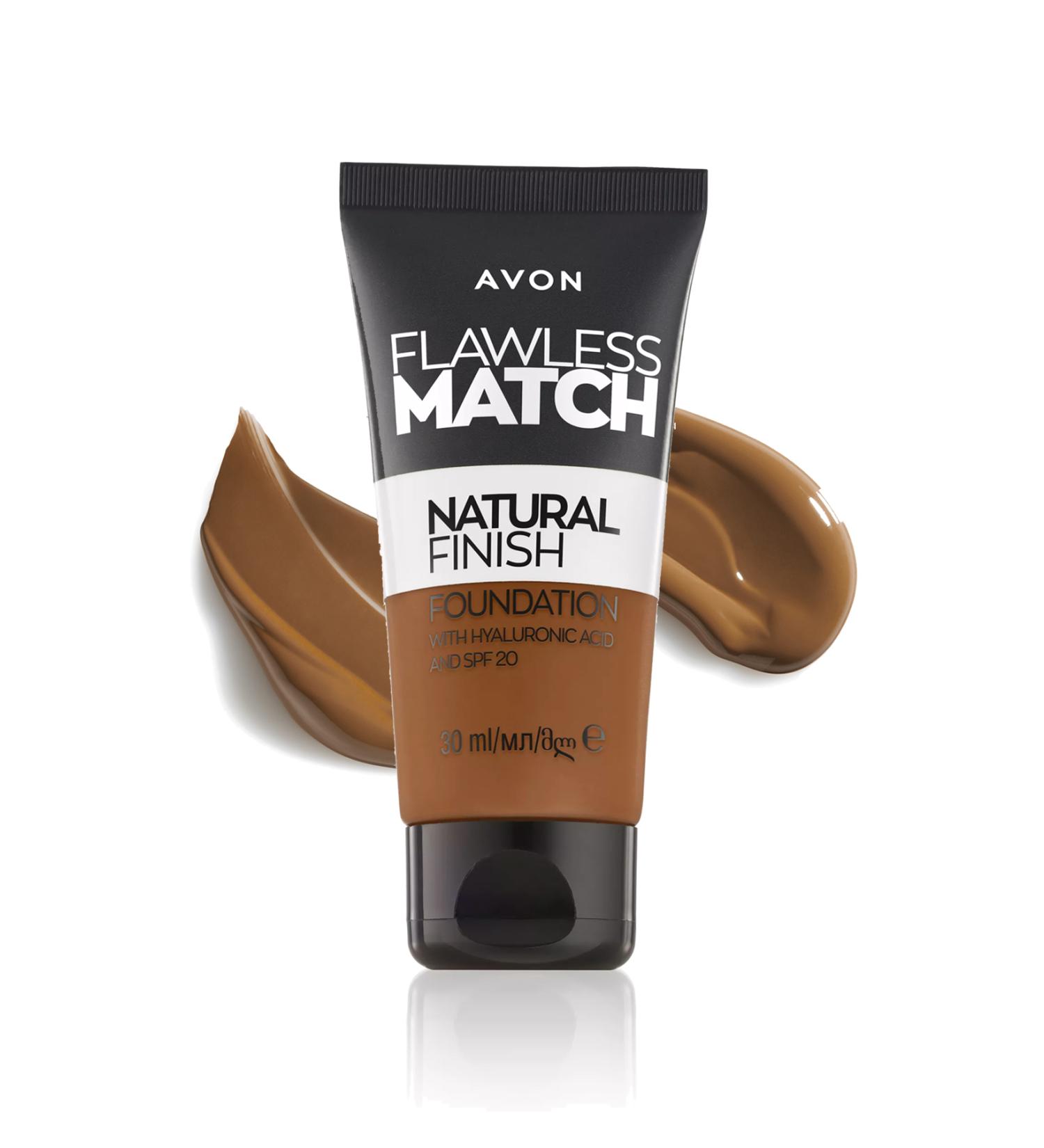 Avon Flawless Match Natural Liquid Foundation - 430N Deep Tan - Buy Online on GoSupps.com