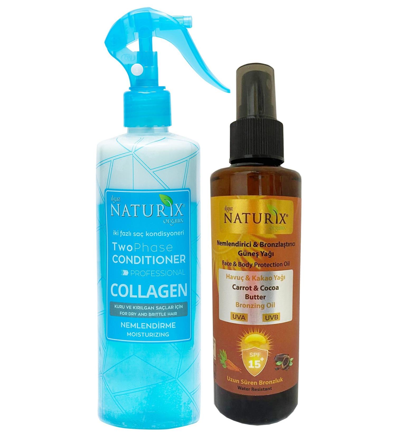 Naturix Naturix Cocoa & Carrot Oil Spf 15 + Collagen Blow Dry Water