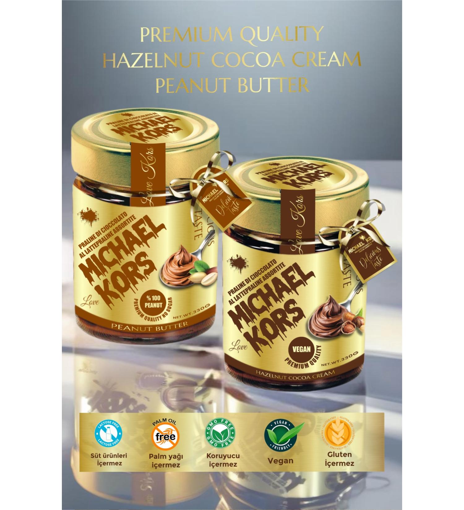 Michael Kors Love Praline D Cioccolato Al Latte Pral Cocoa Hazelnut Cream Peanut Butter 330gx2 - Buy Online on GoSupps.com