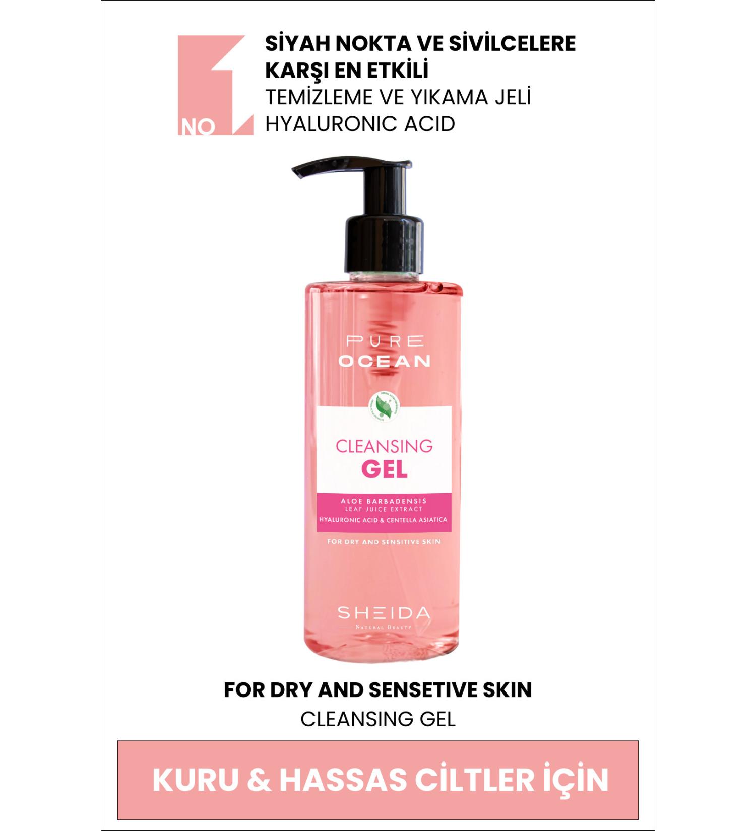 Sheida Purifying Anti-Acne and Anti-Blackhead Facial Cleansing Gel for Dry and Sensitive Skin 250 ml - Buy Online on GoSupps.com