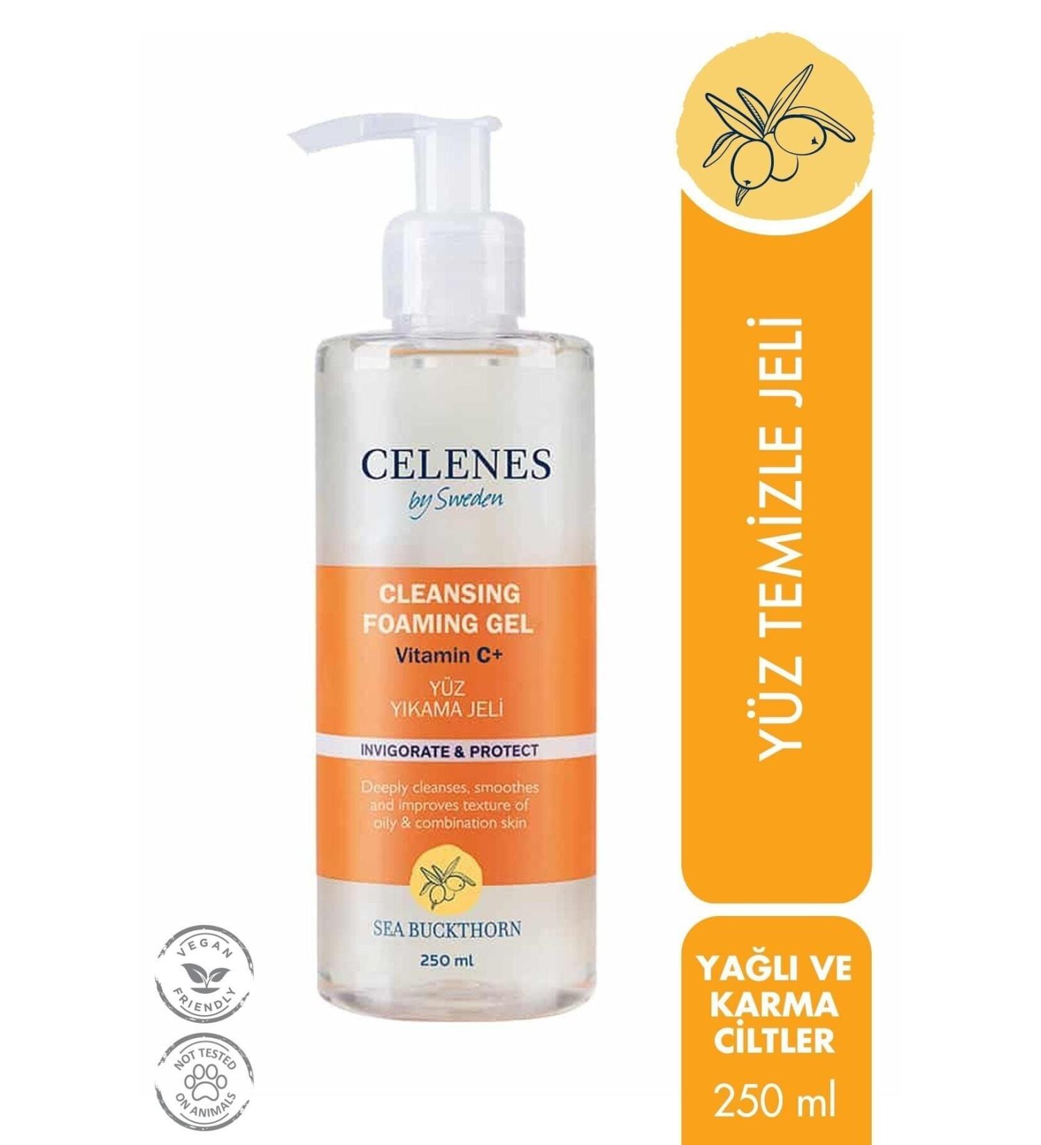 Celenes by Sweden Sea Buckthorn Cleansing Gel 250ml Oily/mixed - Buy Online on GoSupps.com