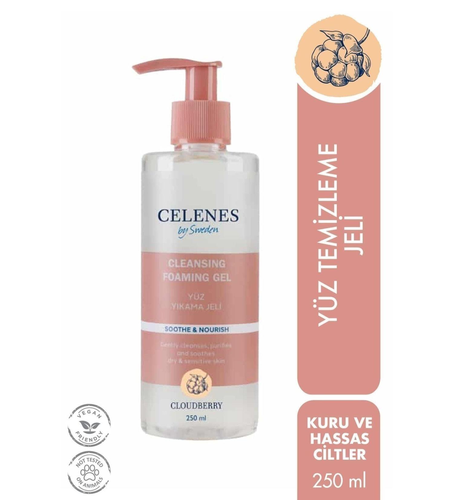 Celenes by Sweden Cloudberry Cleansing Gel 250ml Dry/sensitive - Buy Online on GoSupps.com