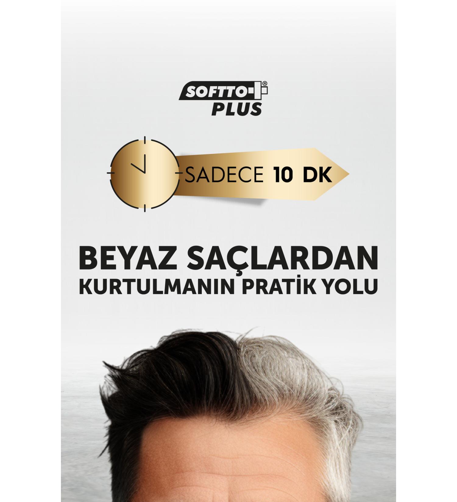 Softto Black Hair Shampoo Blackening 350 ml - Buy Online on GoSupps.com