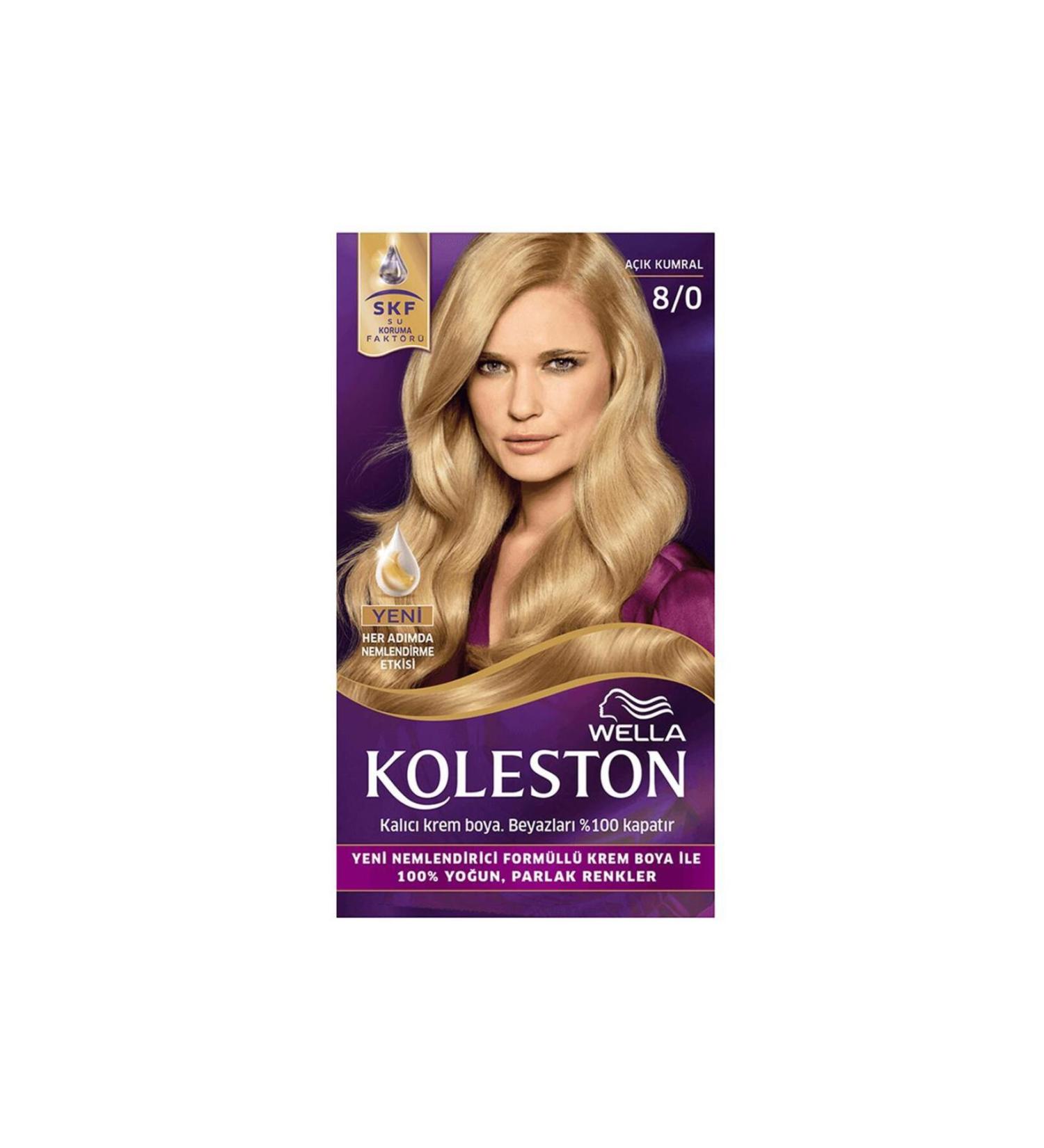 Wella Koleston Kit Hair Dye 8/0 Light Blonde