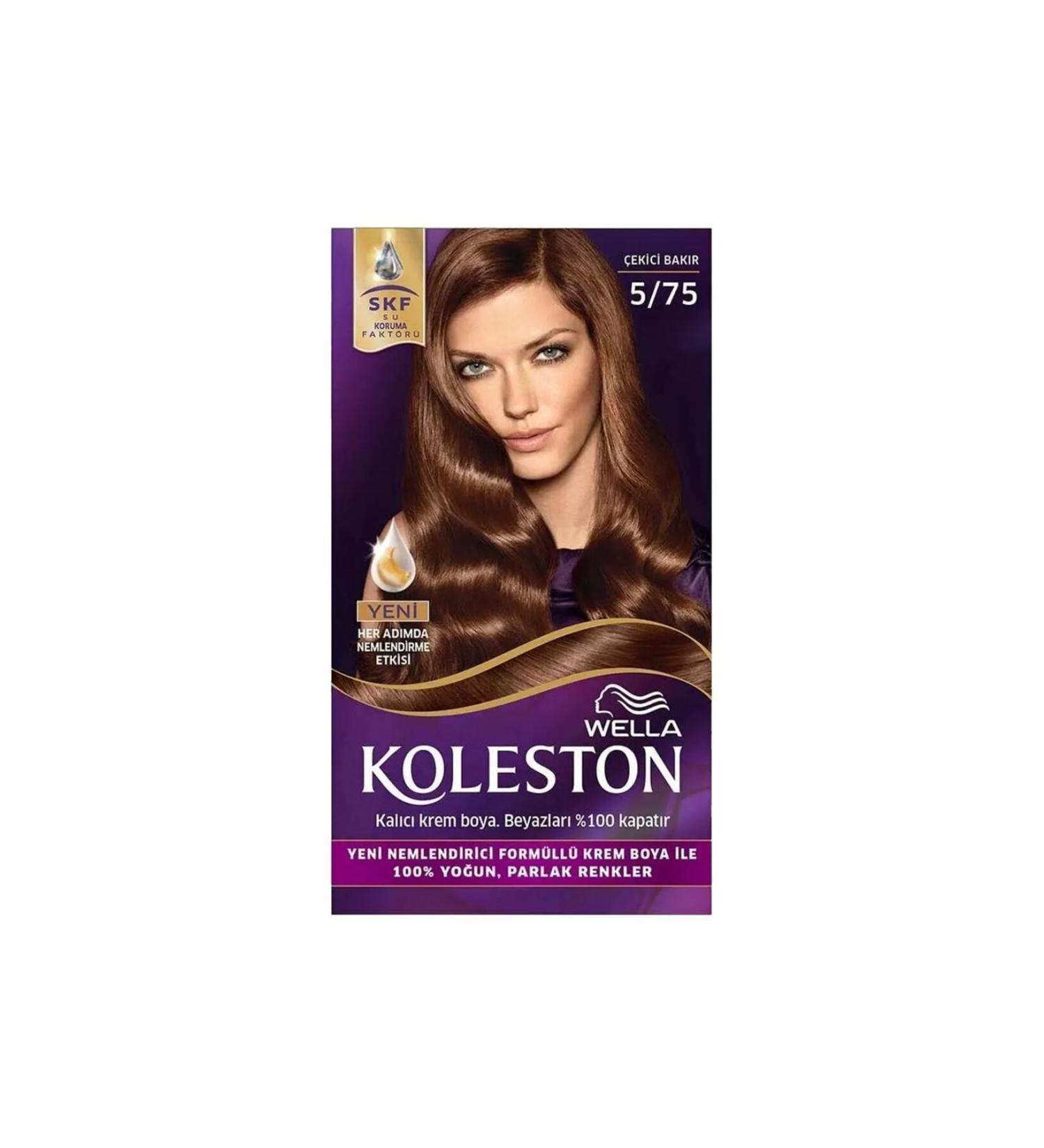Wella Koleston Kit Hair Dye 5/75 Attractive Copper