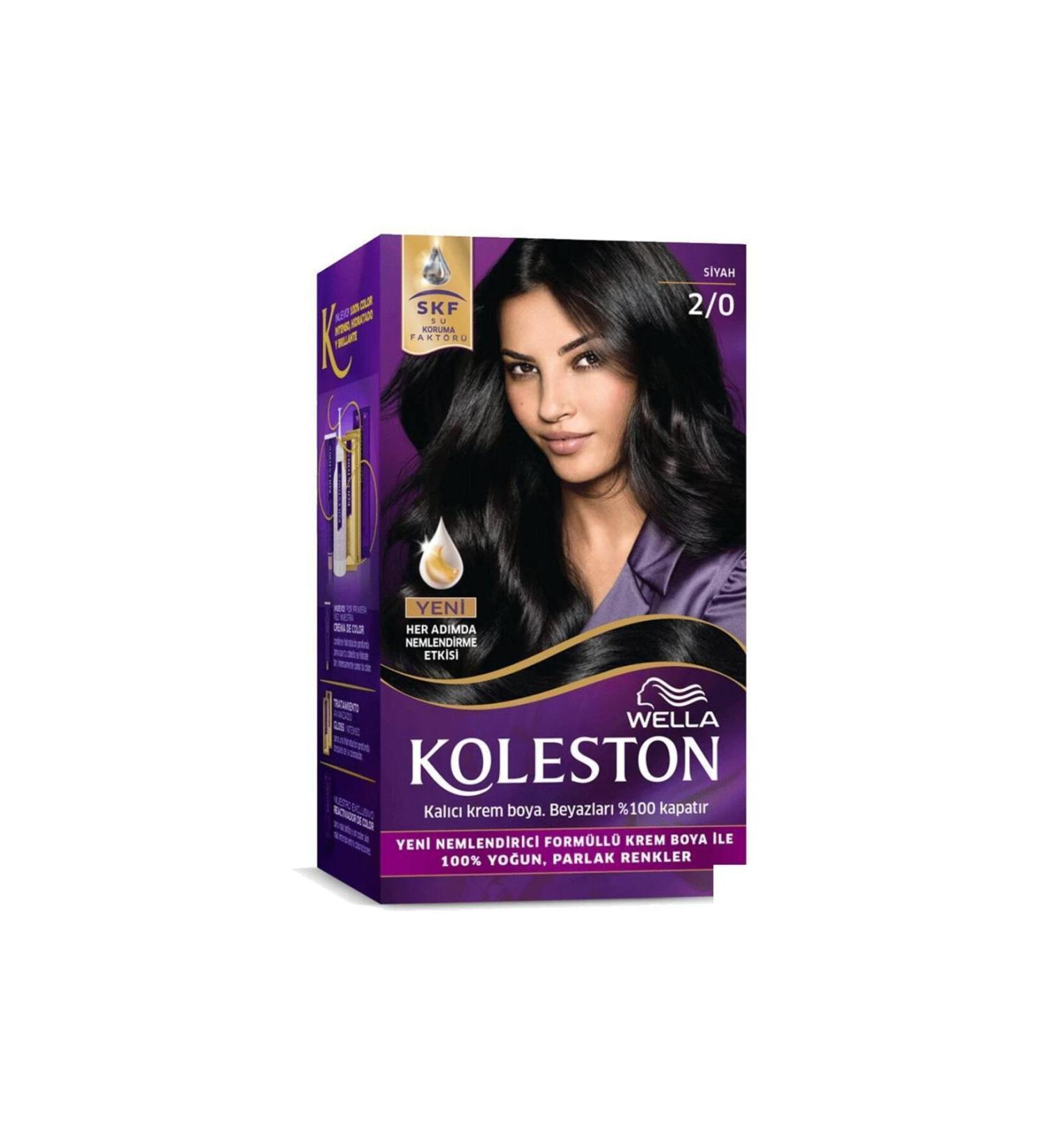 Wella Set Hair Dye Black (2.0)