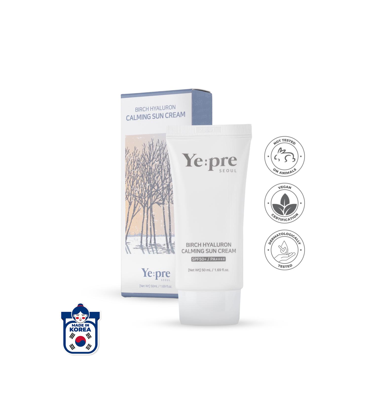 Ye:pre Yepre Birch Extract Soothing Sun Cream SPF50 PA++++ 50ml