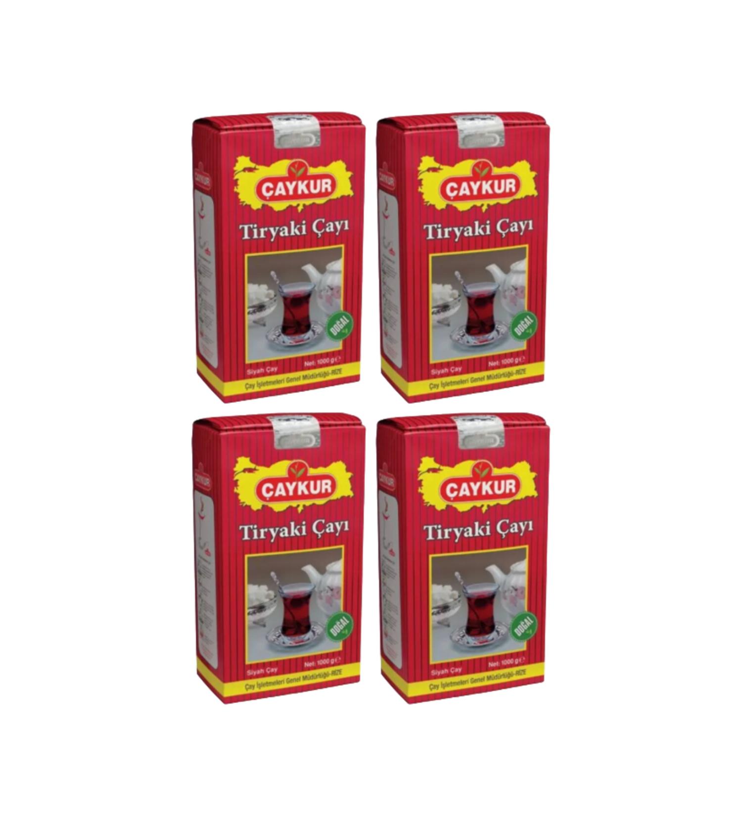 aykur Tiryaki Tea 1000 gr X 4 Pieces