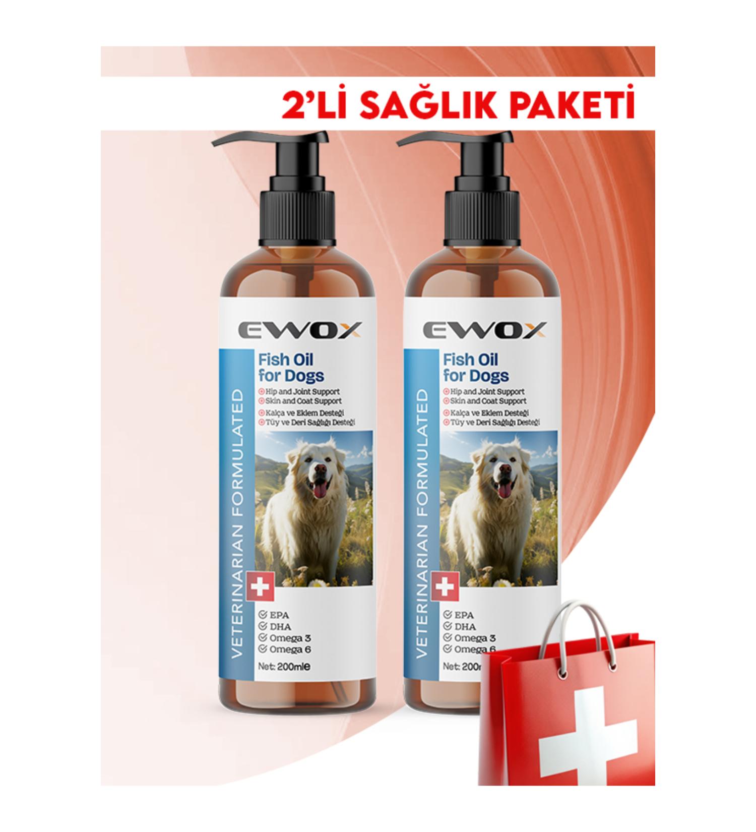 EWOX Health Pack of 2 for Dogs (Salmon Oil 2 Pieces)