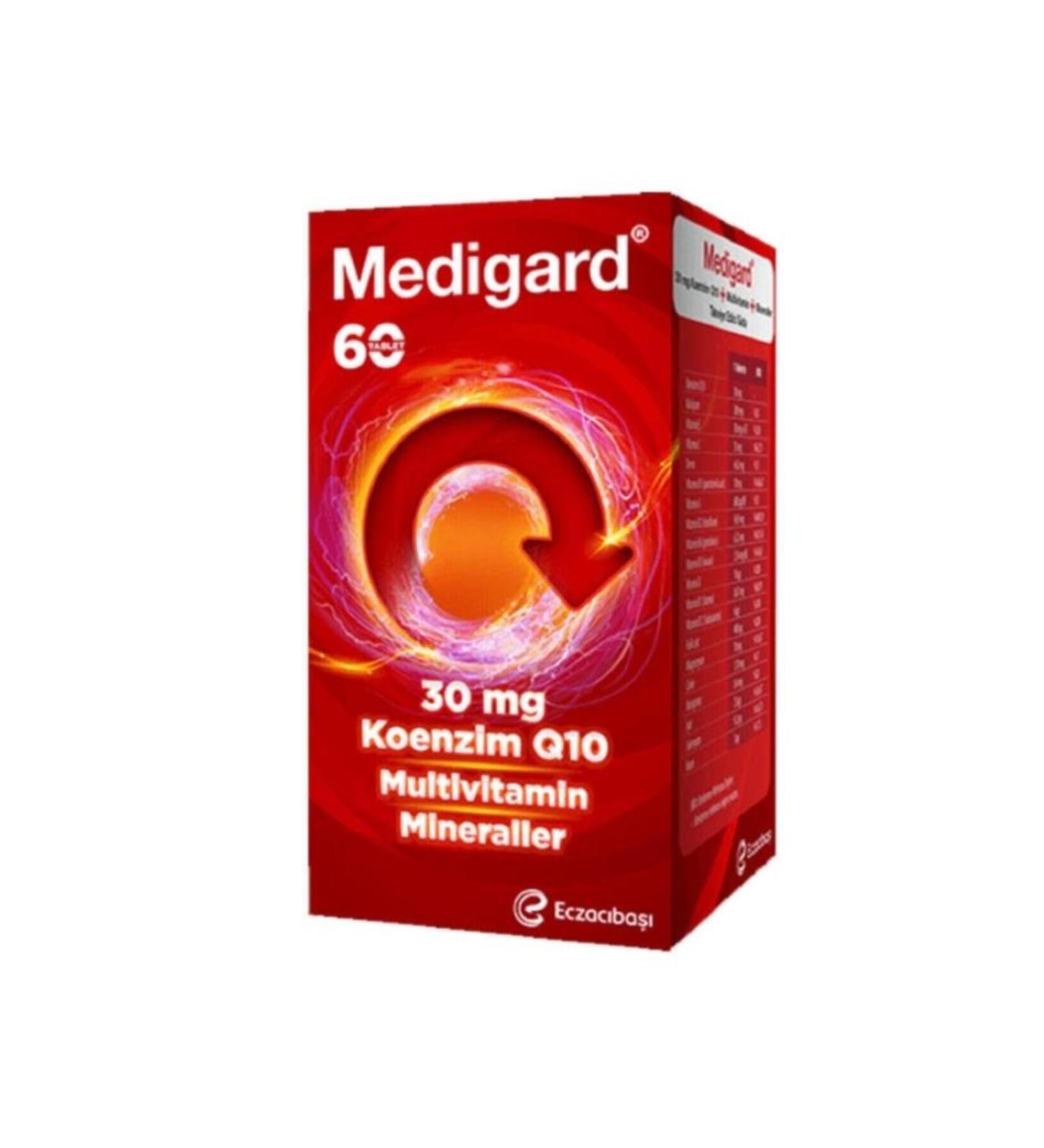 MED GARD Medigard Vitamin Mineral Complex Coq10 60 Tablets