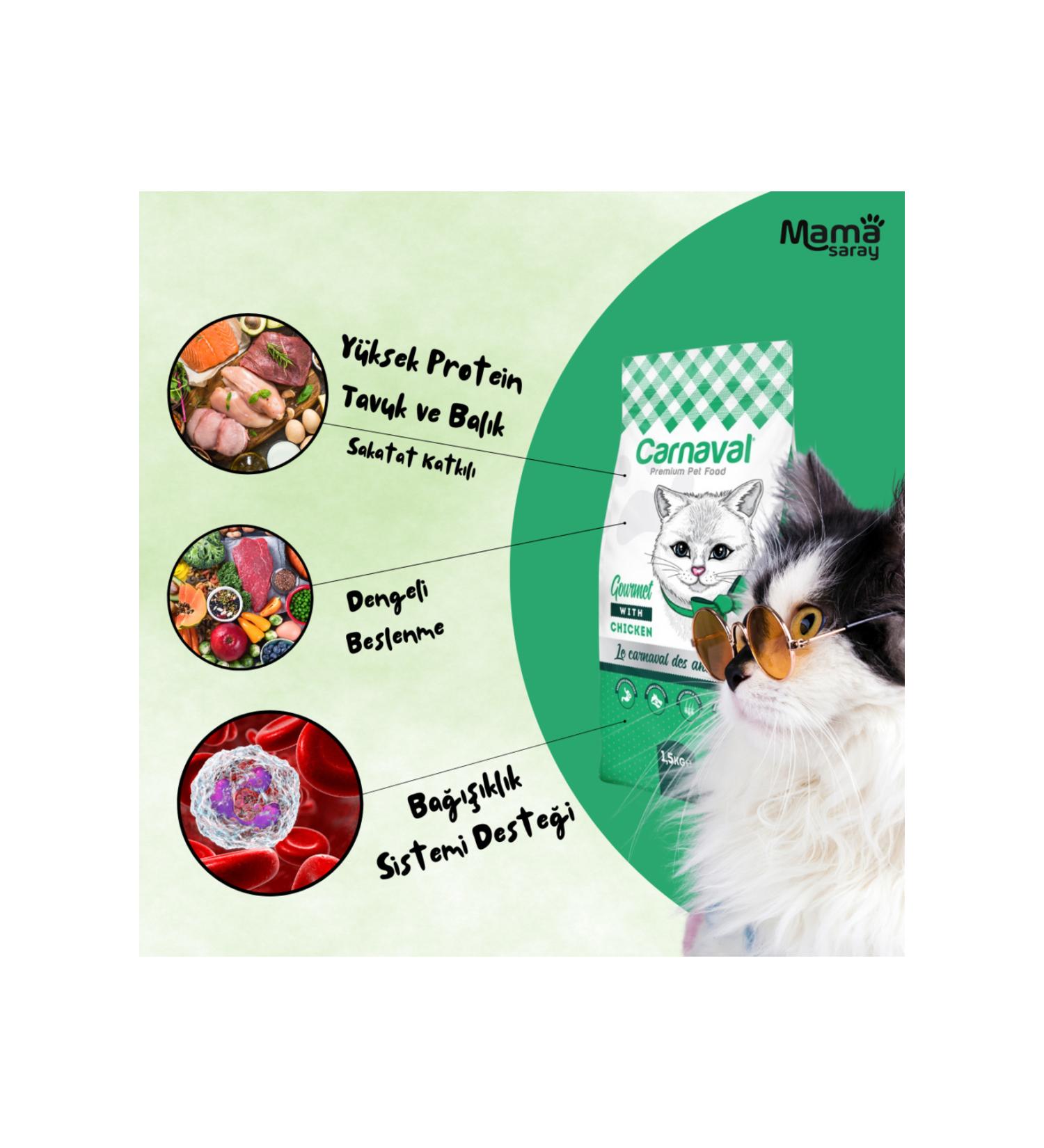 Carnaval Lamb Chicken Adult Cat Food 1.5kg - Buy Online on GoSupps.com