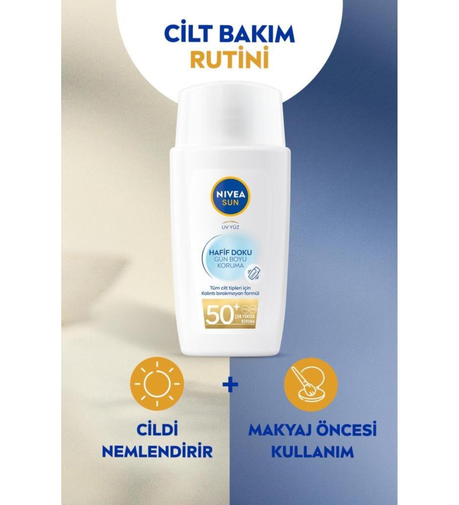 NIVEA Moisturizing Sun Cream 40ml Protecting from Sun Rays All Day Long