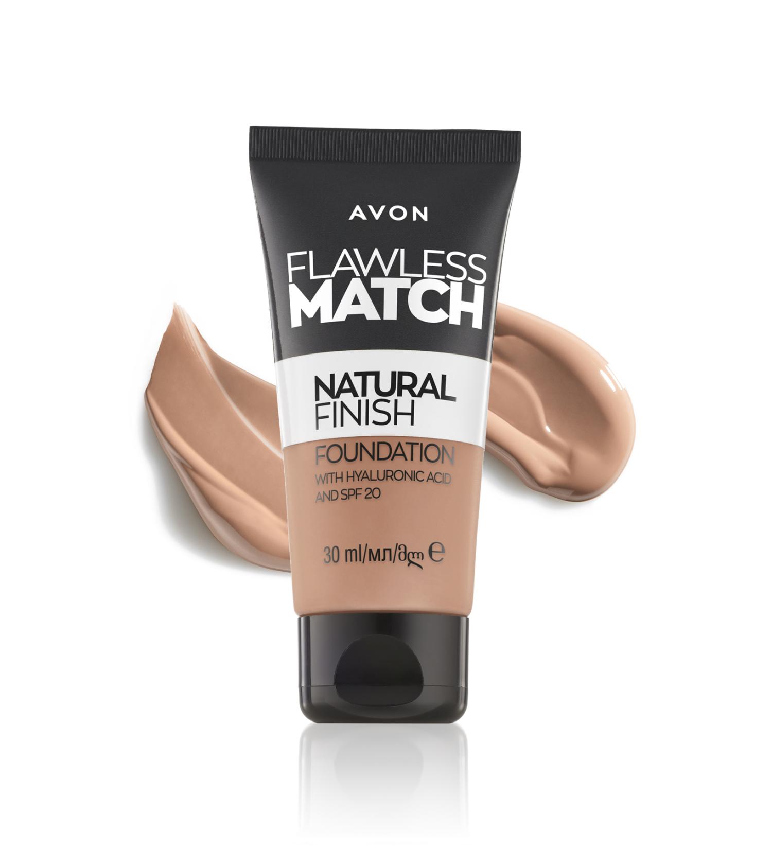 Avon Flawless Match Natural Liquid Foundation - 145P Ivory Pink - Buy Online on GoSupps.com