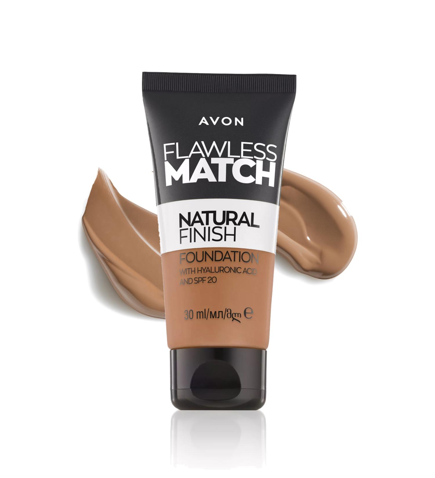 Avon Flawless Match Natural Liquid Foundation - 250N Cream Beige - Buy Online on GoSupps.com